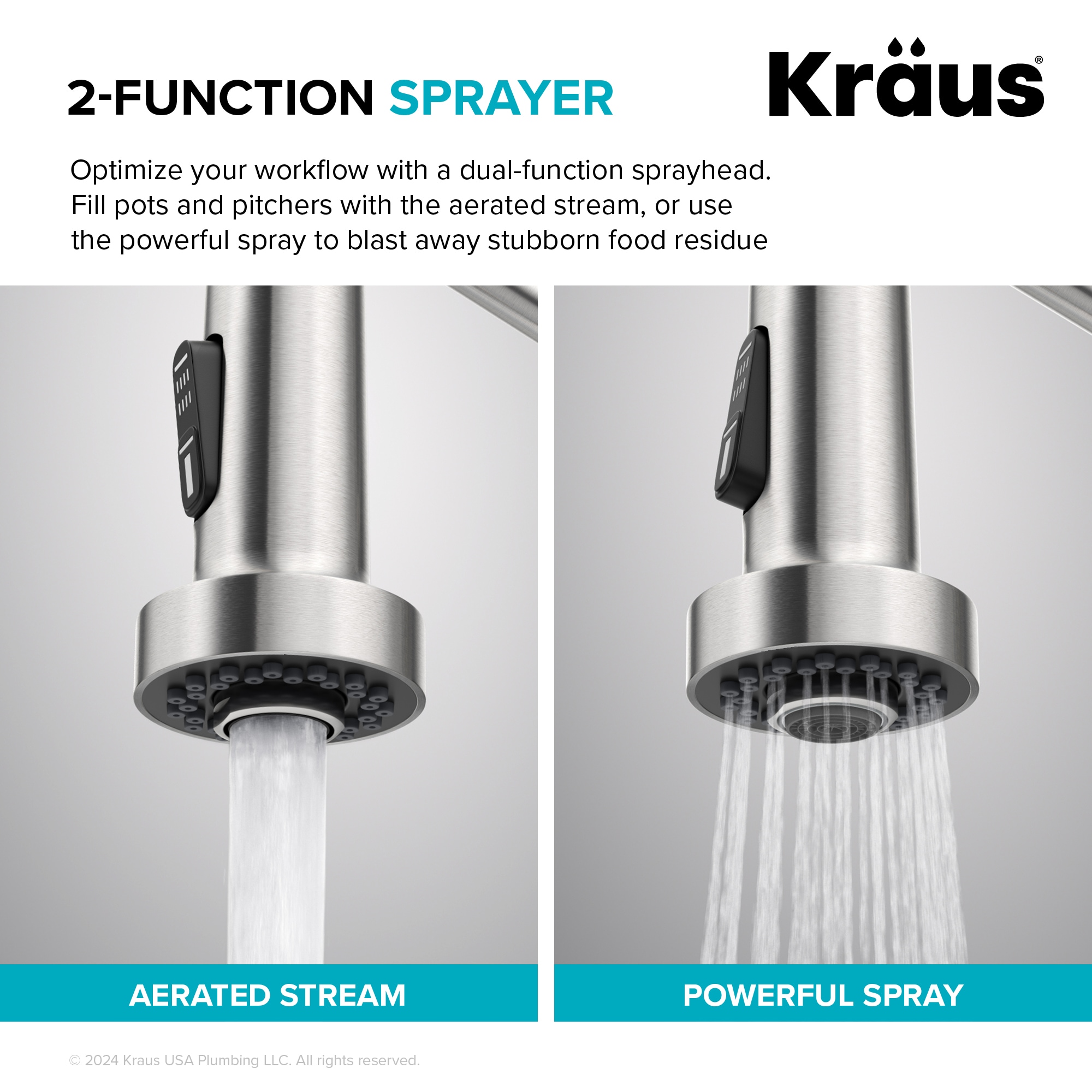 Kraus KPF-1610SFS-DP02-C Kitchen-Faucets - View #10