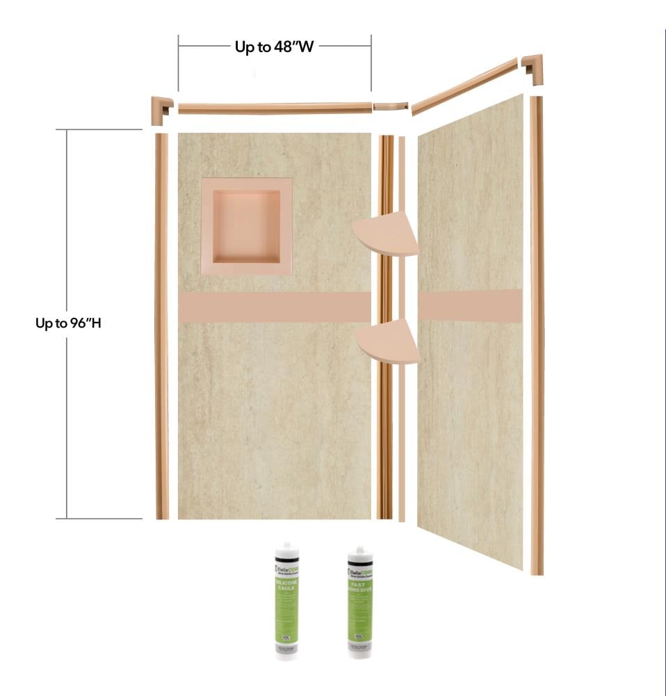 Bella CORE BSPBDSKT48102 Shower-Wall-Surrounds - View #3