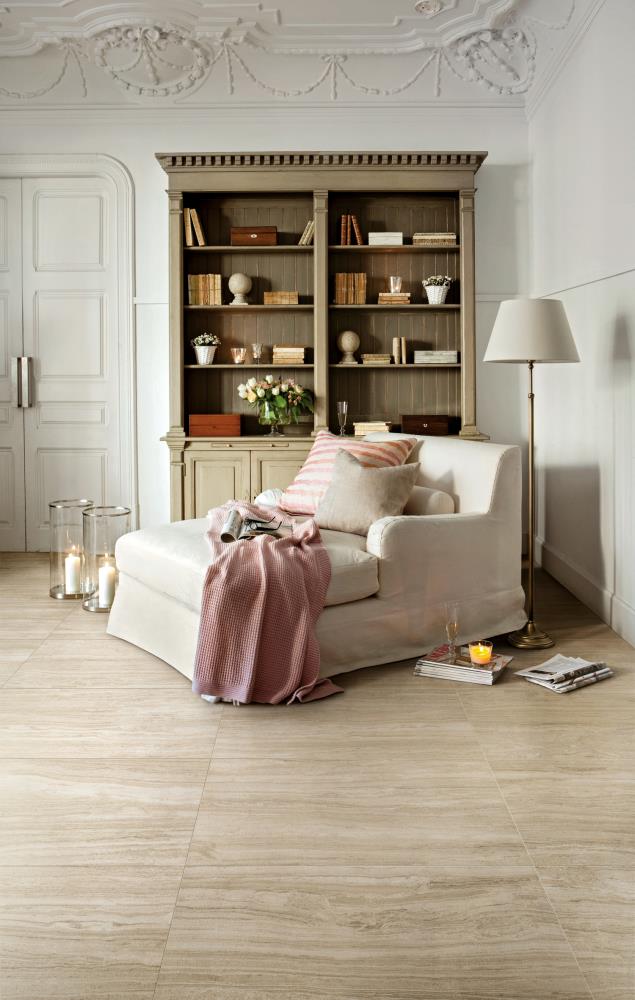 Emser -Miletone 6-Pack Taupe 12-in x 24-in Glazed Porcelain Stone Look Floor and Wall Tile