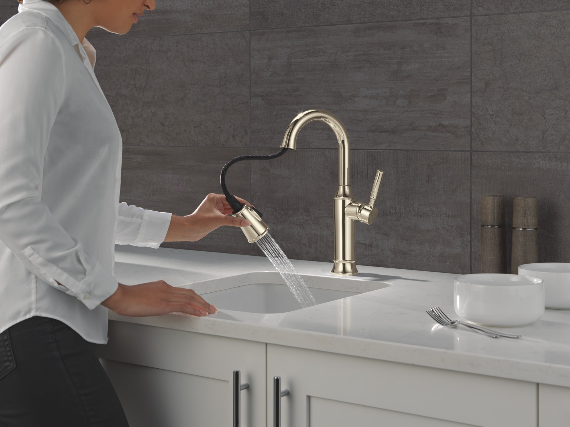 Delta 9984-PN-PR-DST Kitchen-Faucets - View #12