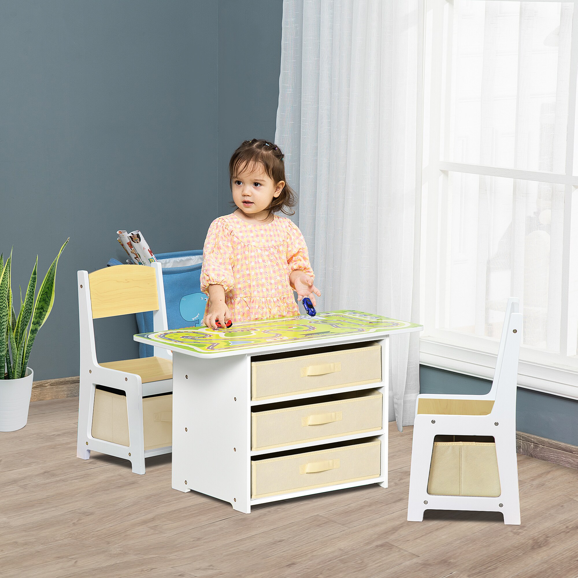 Qaba X-312-056 Kids-Play-Tables - View #2