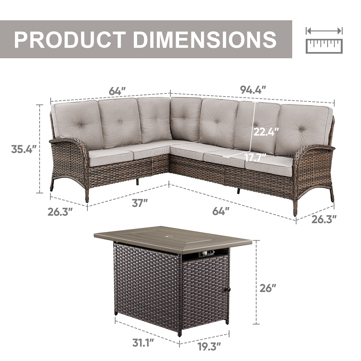 Rilyson FS130144-2 Patio-Conversation-Sets - View #4
