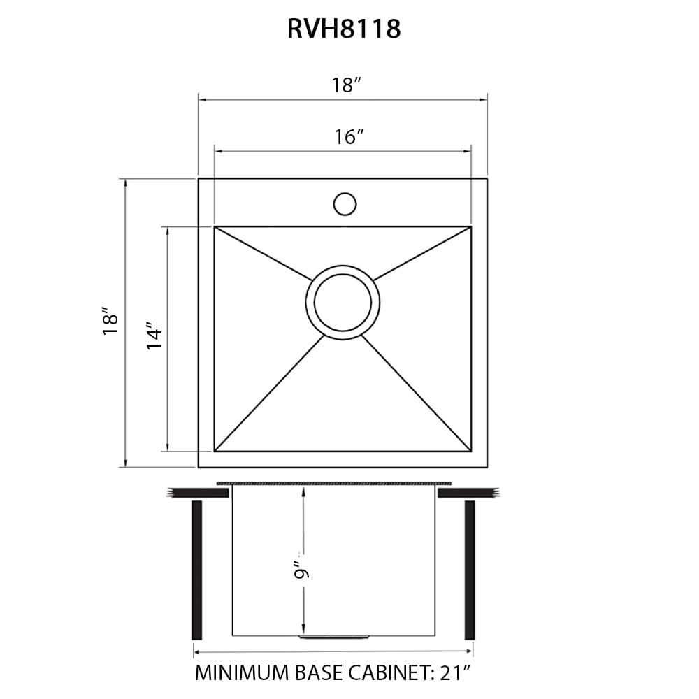 Ruvati RVH8118 Kitchen-Sinks - View #10