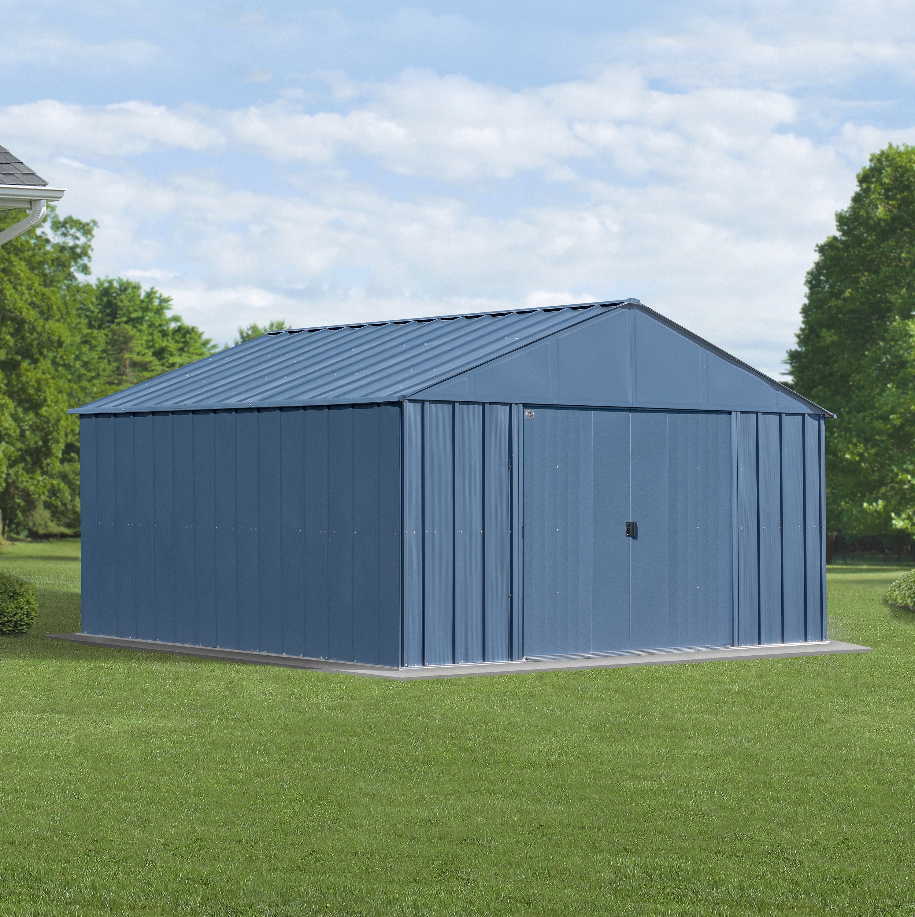 Arrow CLG1212BG 12-ft x 12-ft Classic Galvanized steel Storage Shed