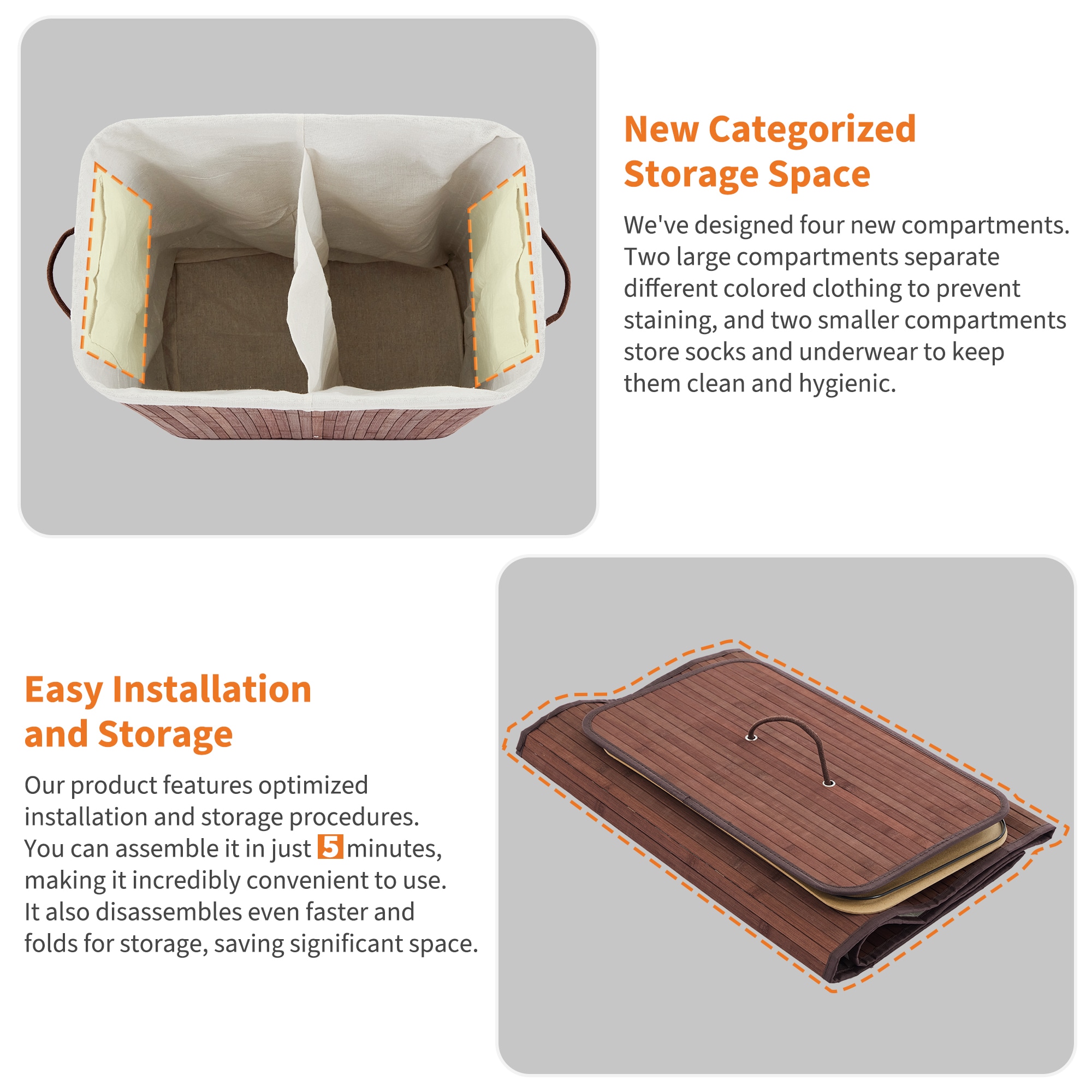 IdealHouse BZB-D4O12 Hamper-Baskets - View #4