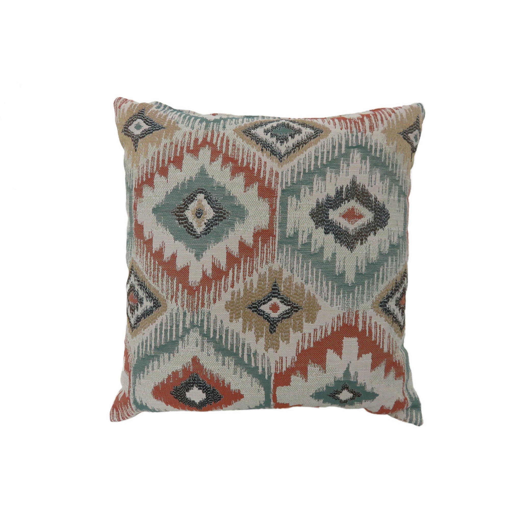 Benzara BM177963 2 -Piece 22-in x 22-in Multicolor Square Indoor Decorative Pillow