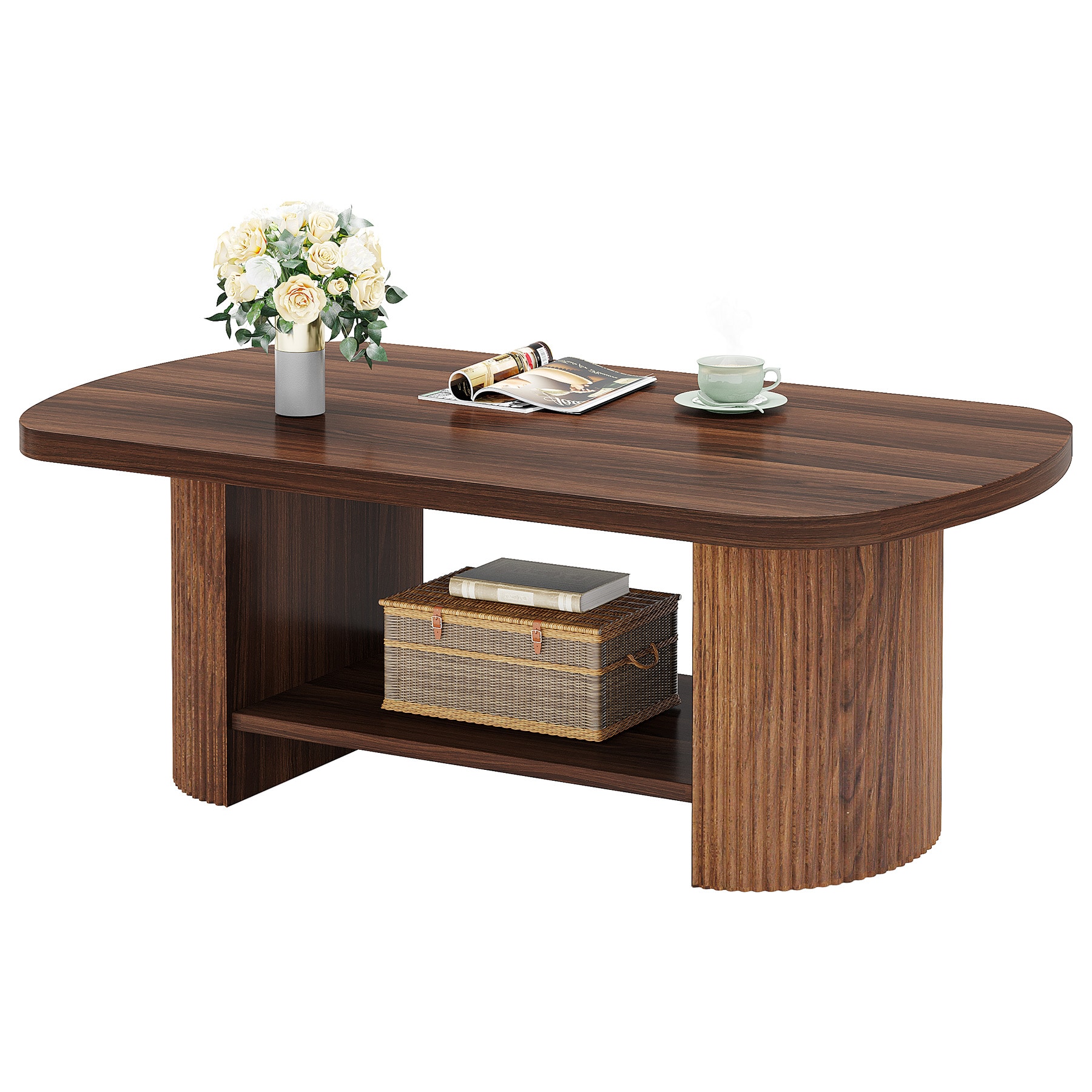 Tribesigns LWFD-NY251 Coffee table Wood finish MDF Modern Coffee Table