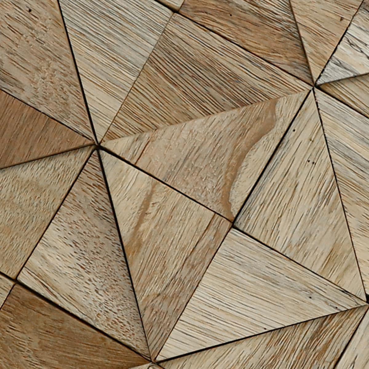 Natural Reclaimed Boat Wood Mosaic Wall Tile Panel