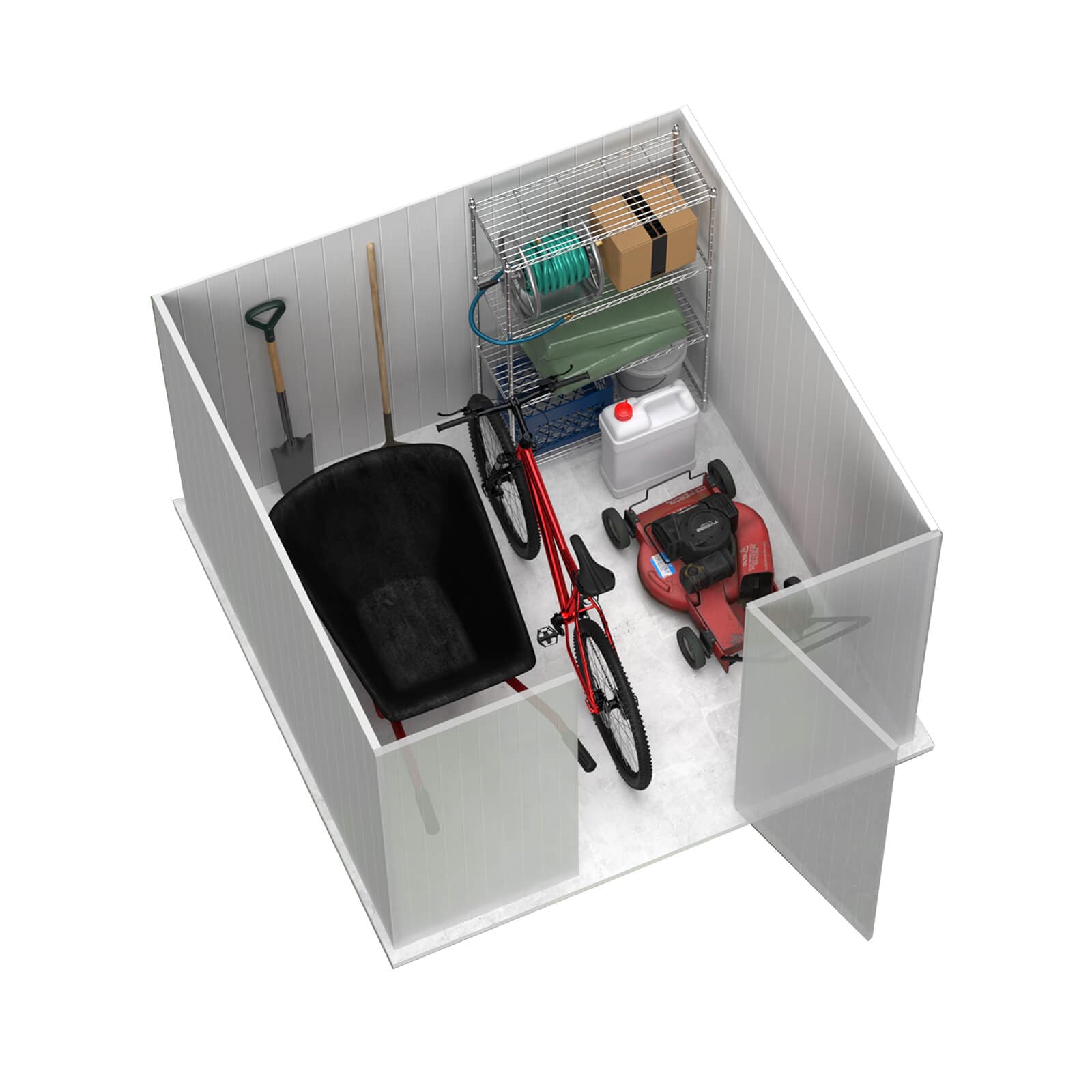 ABSCO AB1009 Metal-Storage-Buildings-Sheds - View #4