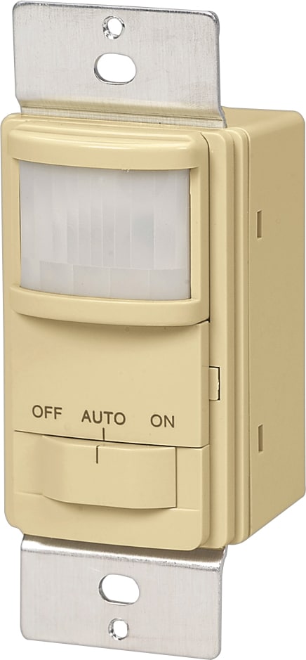 Cooper Wiring Devices K6105V-L Light Switch with Wall Plate, Ivory