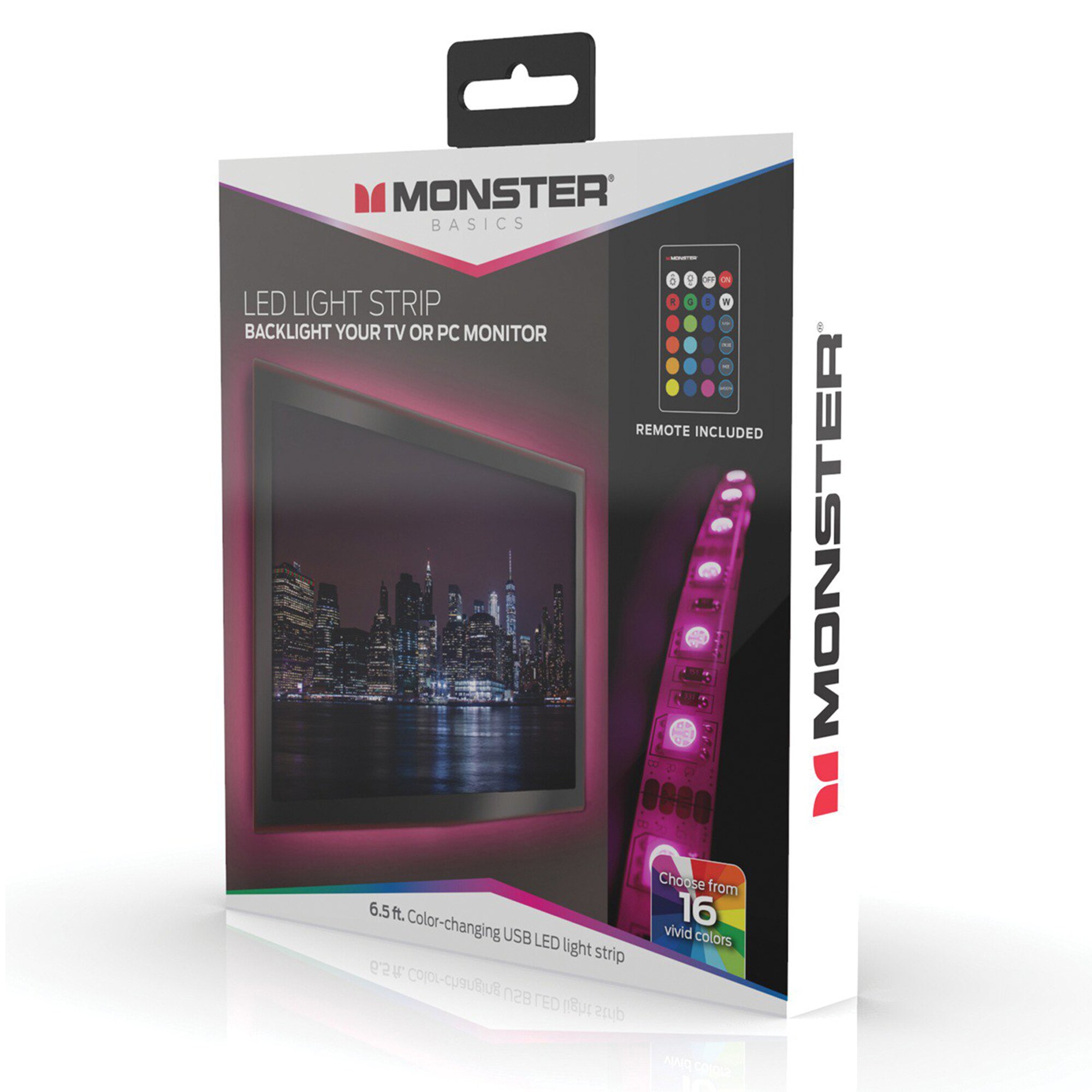 Monster 78-in Usb Plug-in LED Under Cabinet Strip Light with Remote