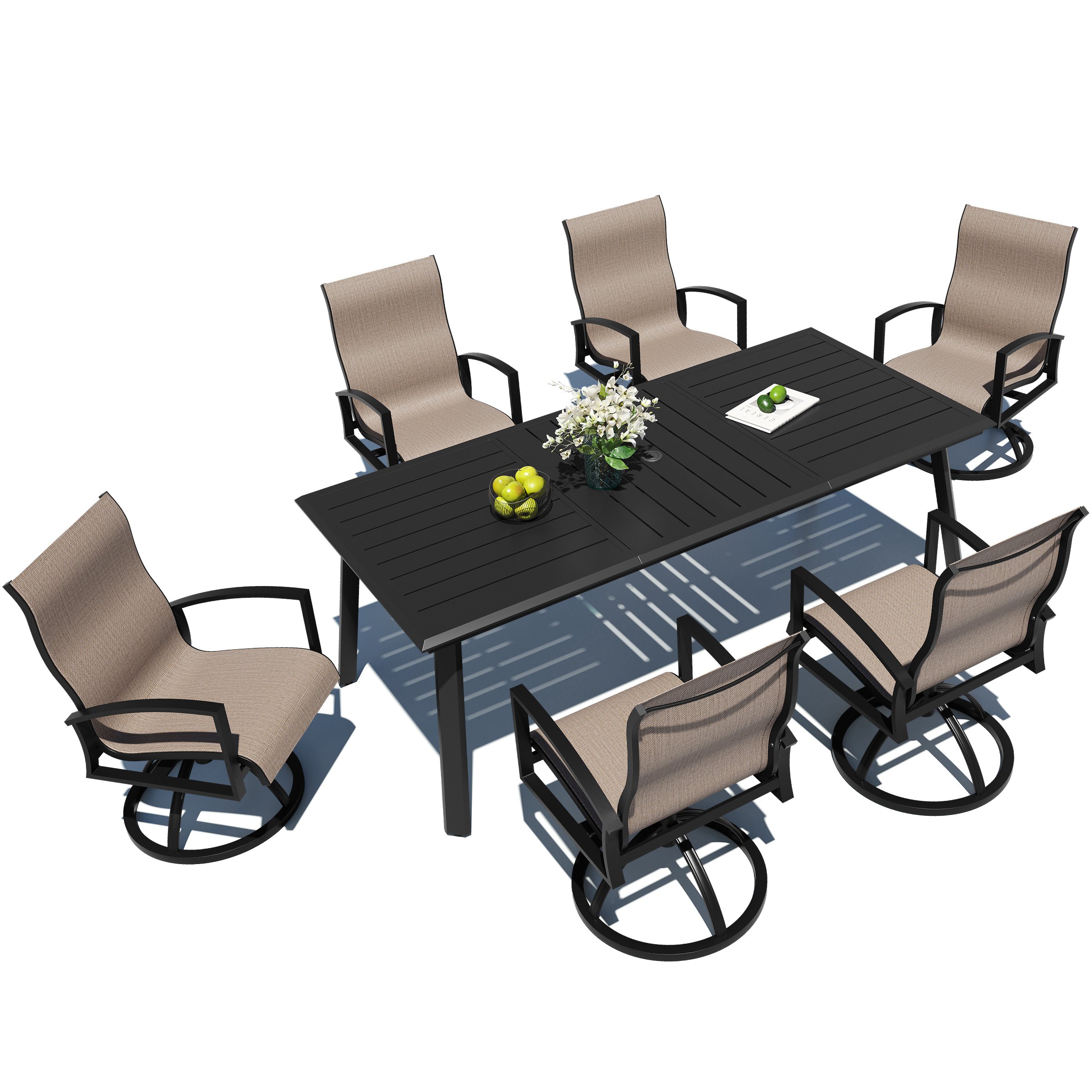 Crestlive Products CL-TD5511ASH210-7 Patio-Dining-Sets - View #4