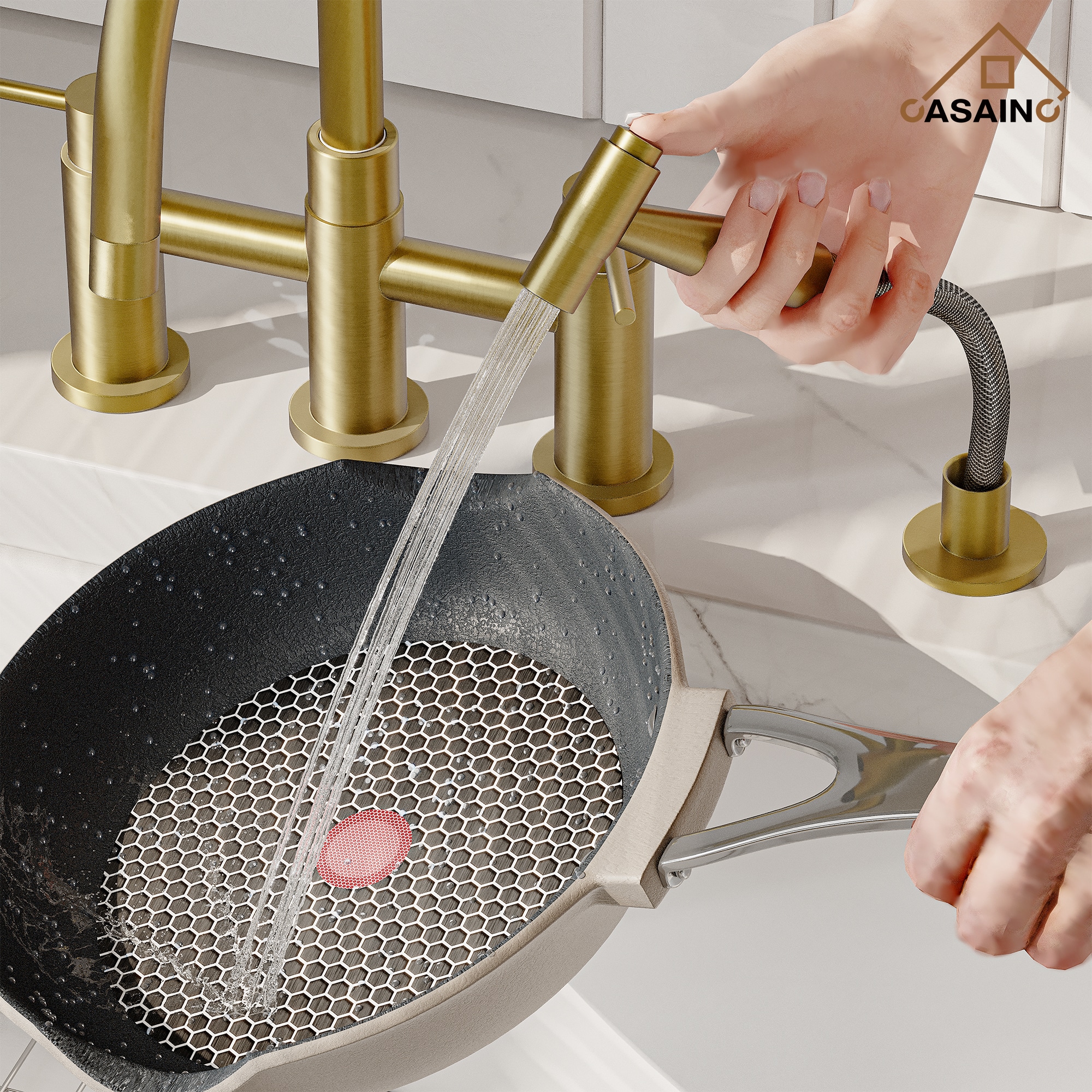 CASAINC CASA02GP17CH Kitchen-Faucets - View #4