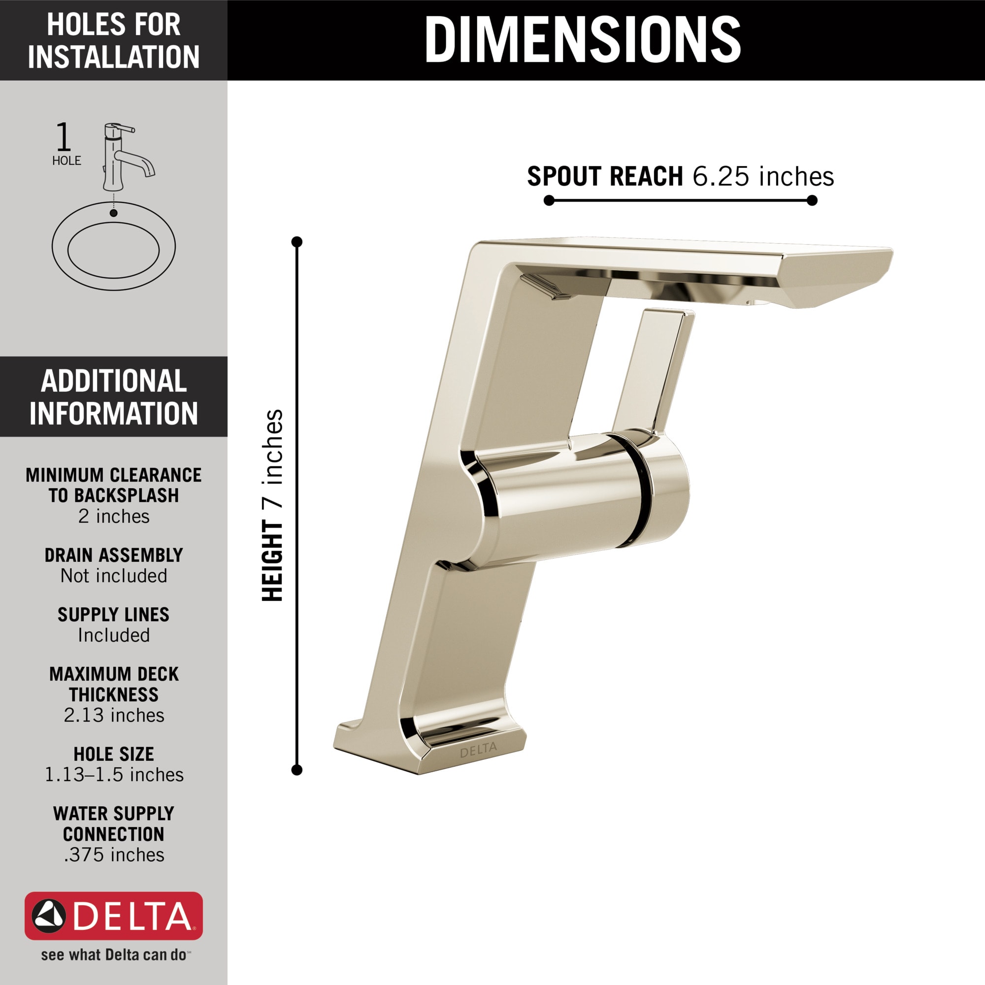Delta 699-PN-PR-DST Lavatory-Faucets - View #3
