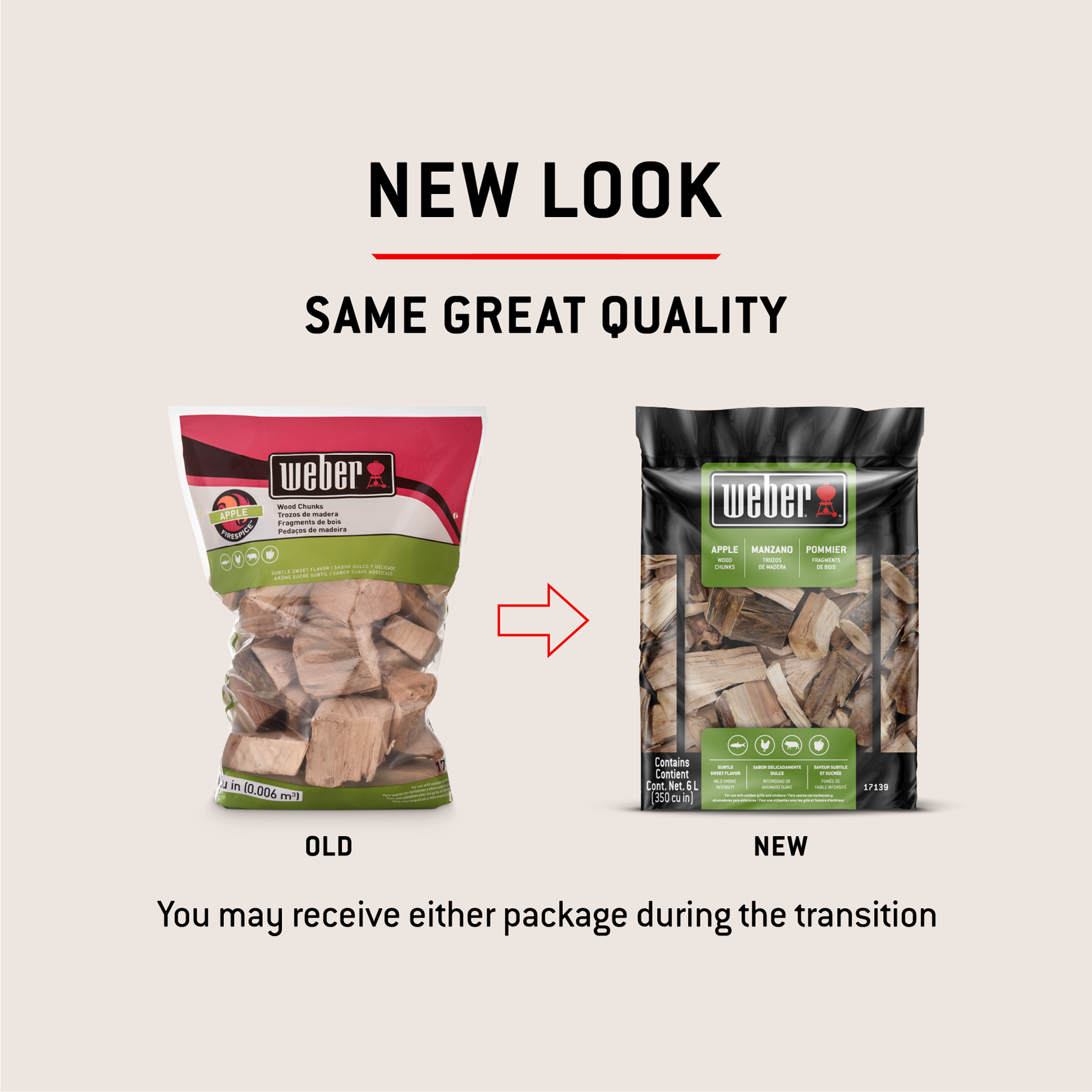 Weber apple wood chunks sales