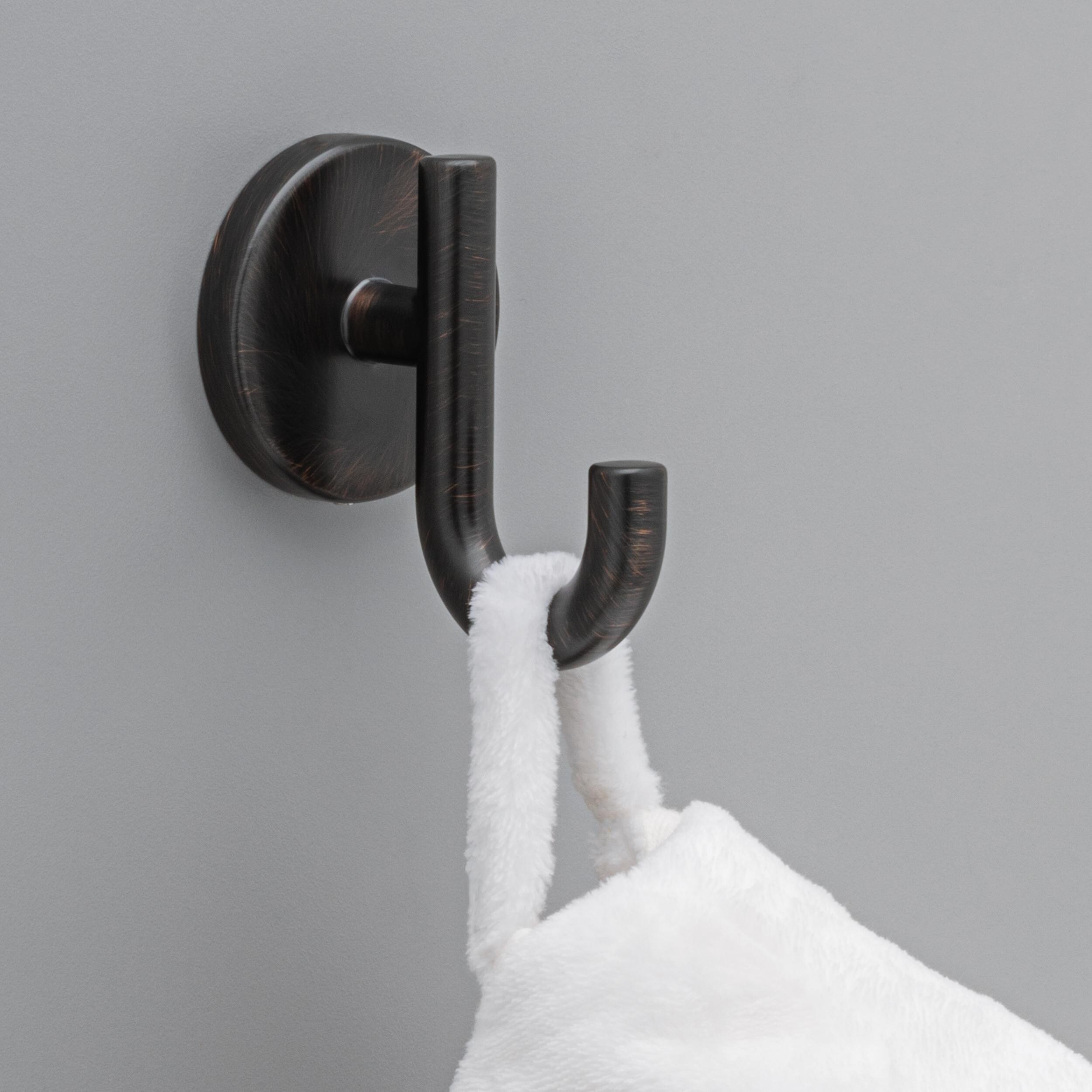 Delta Trinsic Champagne Bronze Single-Hook Wall Mount Towel Hook in the  Towel Hooks department at