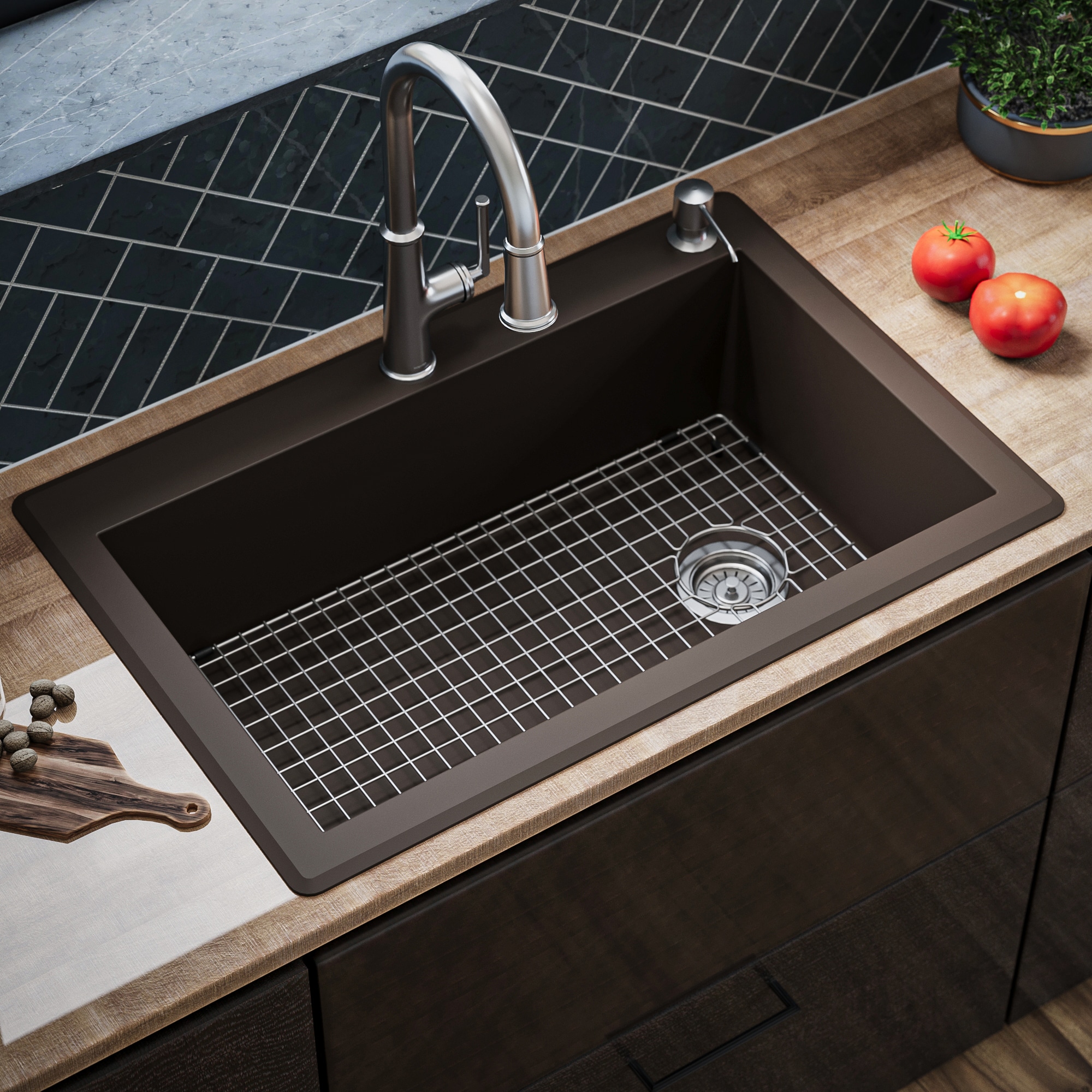 Karran QT-670-BR-PK1 Kitchen-Sinks - View #4