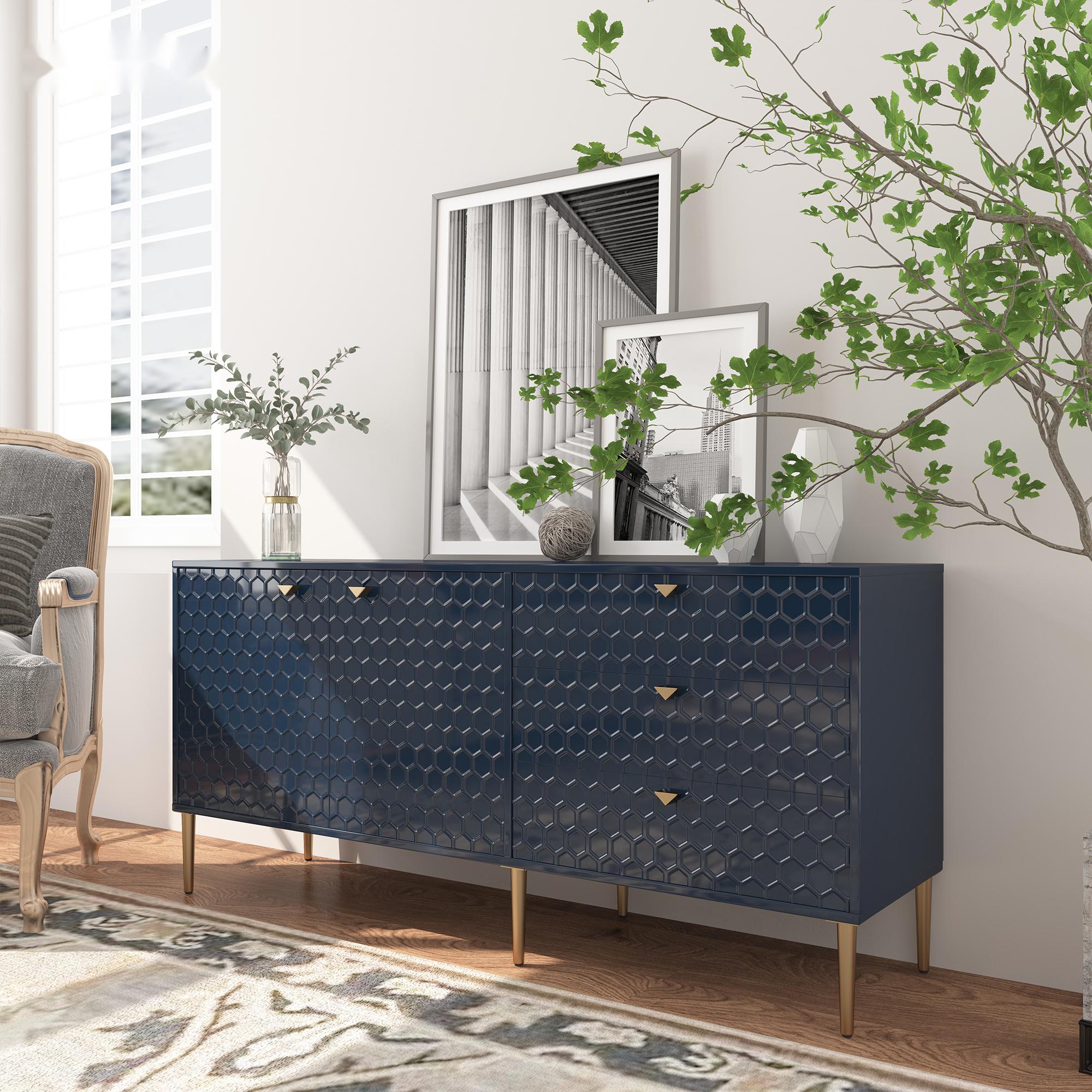 Clihome WF-JH-018-BL-N Tv-Stands - View #5