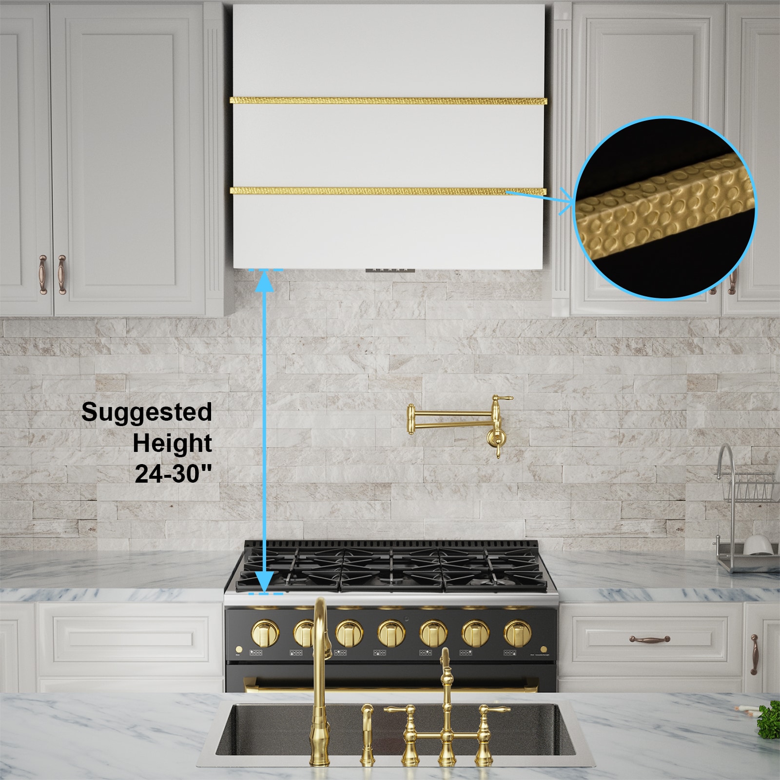 Akicon AK-HS36HC-SWG Wall-Mounted-Range-Hoods - View #4