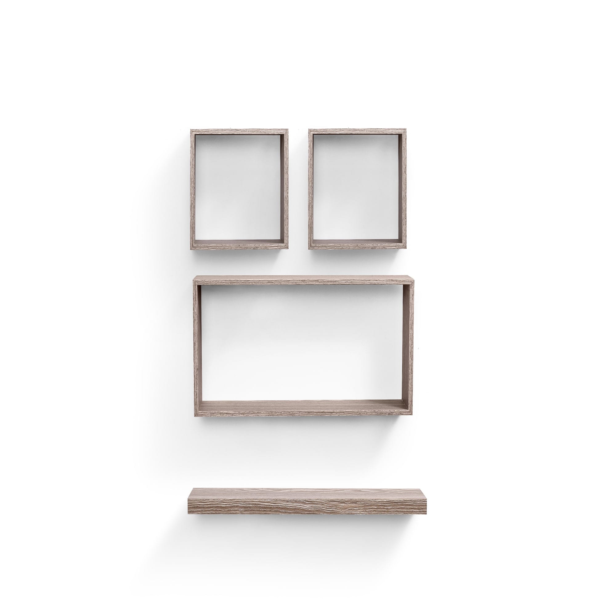 Tatayosi JJ-09050038 Floating Shelves Wall Mounted Wood Shelves for Bathroom; Bedroom; Living Room; Kitchen; Hanging Shelf for Books/Storage/Decor with Invisible Brackets; Maple
