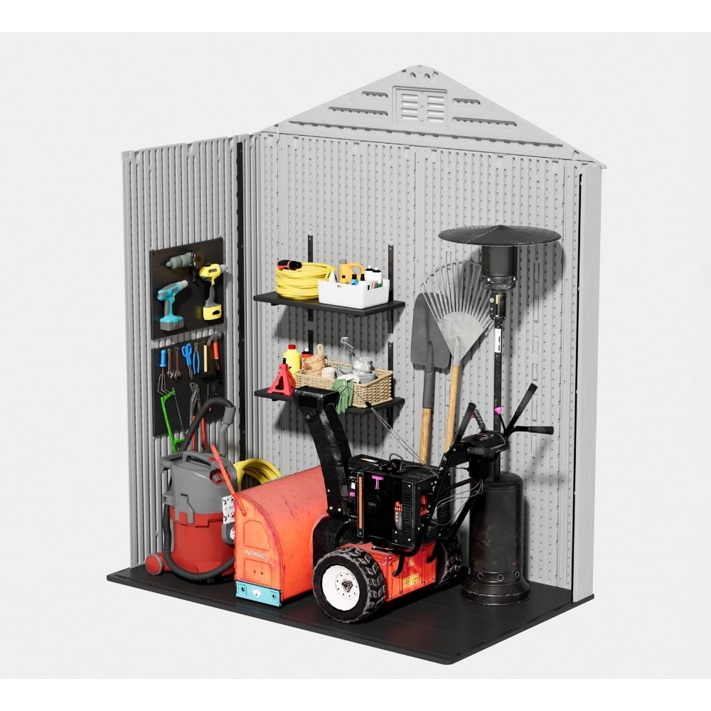 LAUSAINT HOME BSMGS2001GR2 Vinyl-Resin-Storage-Buildings - View #7