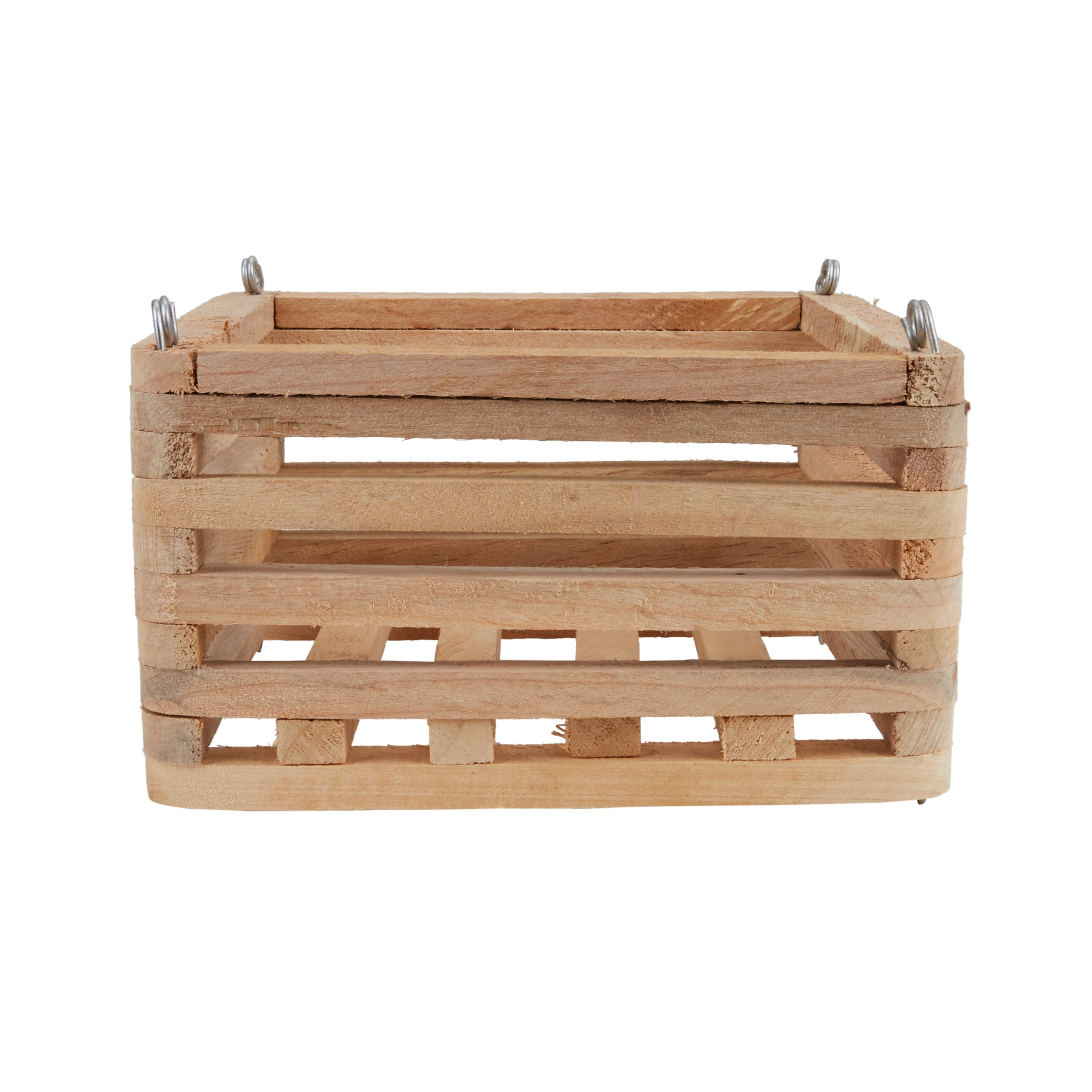 Better-Gro 4-in W x 4-in H Natural Wood Basket