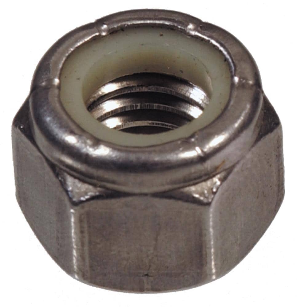 Hillman 1/2-in x 13 Stainless Steel Stainless Steel Nylon Insert Nut in the  Lock Nuts department at