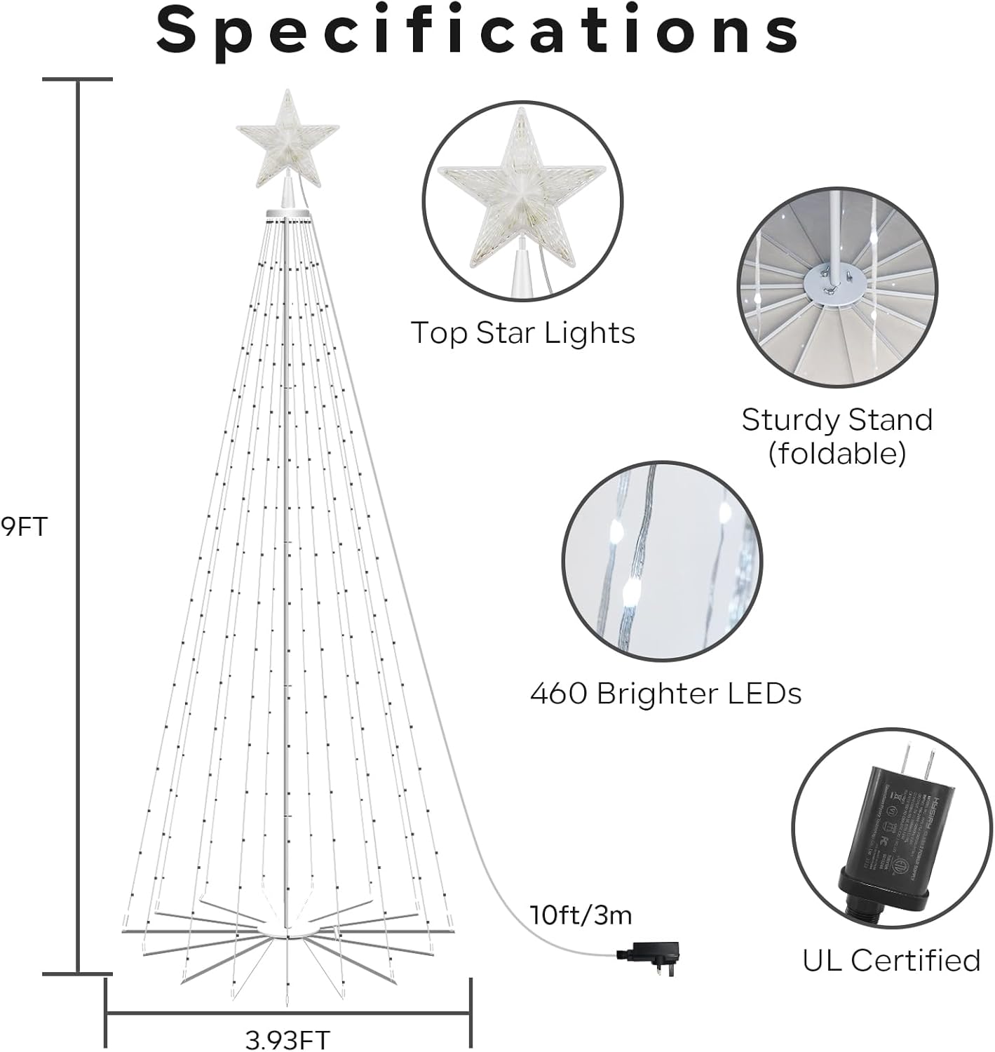 Avacube ABSL6109 Artificial-Christmas-Trees - View #9