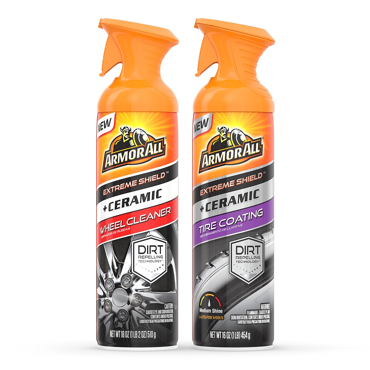 Armor All Extreme Shield Ceramic Glass Treatment and Cleaner, Car Glass  Cleaner Spray and Water Repellant, 18 Oz Each, 2 Pack 