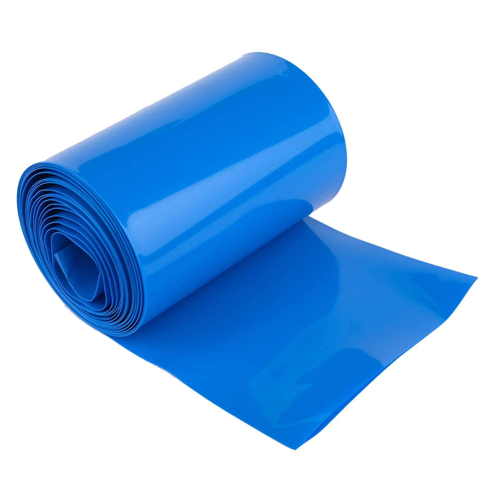 AOIZGMY  PVC Heat Shrink Wrap Tube for power cell Packs Flat Width Three point nine in Length Nine point nine feet Blue durable home and garden
