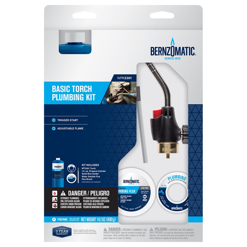 Bernzomatic basic deals torch plumbing kit