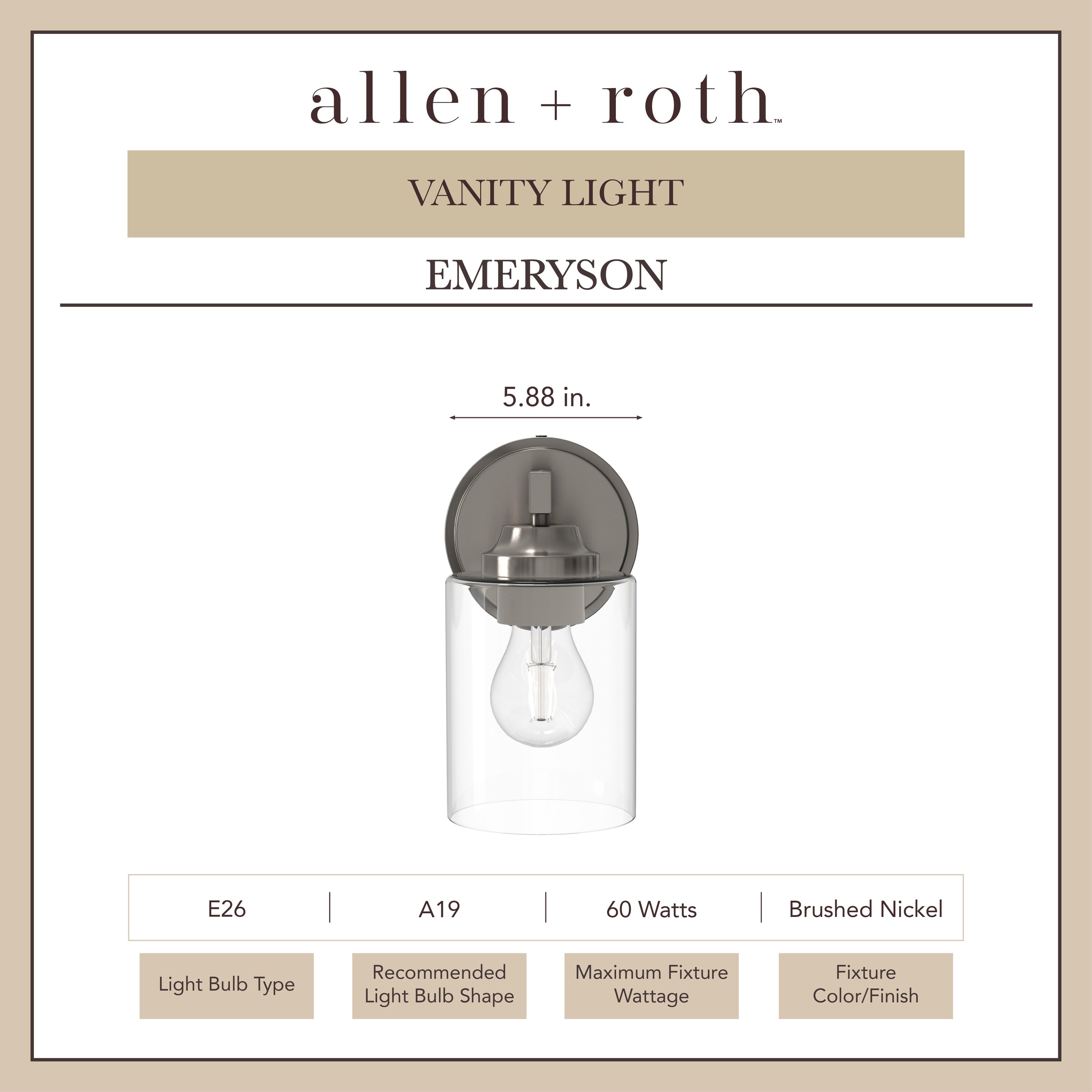 allen + roth WS220-1BNK b089995 - View #3