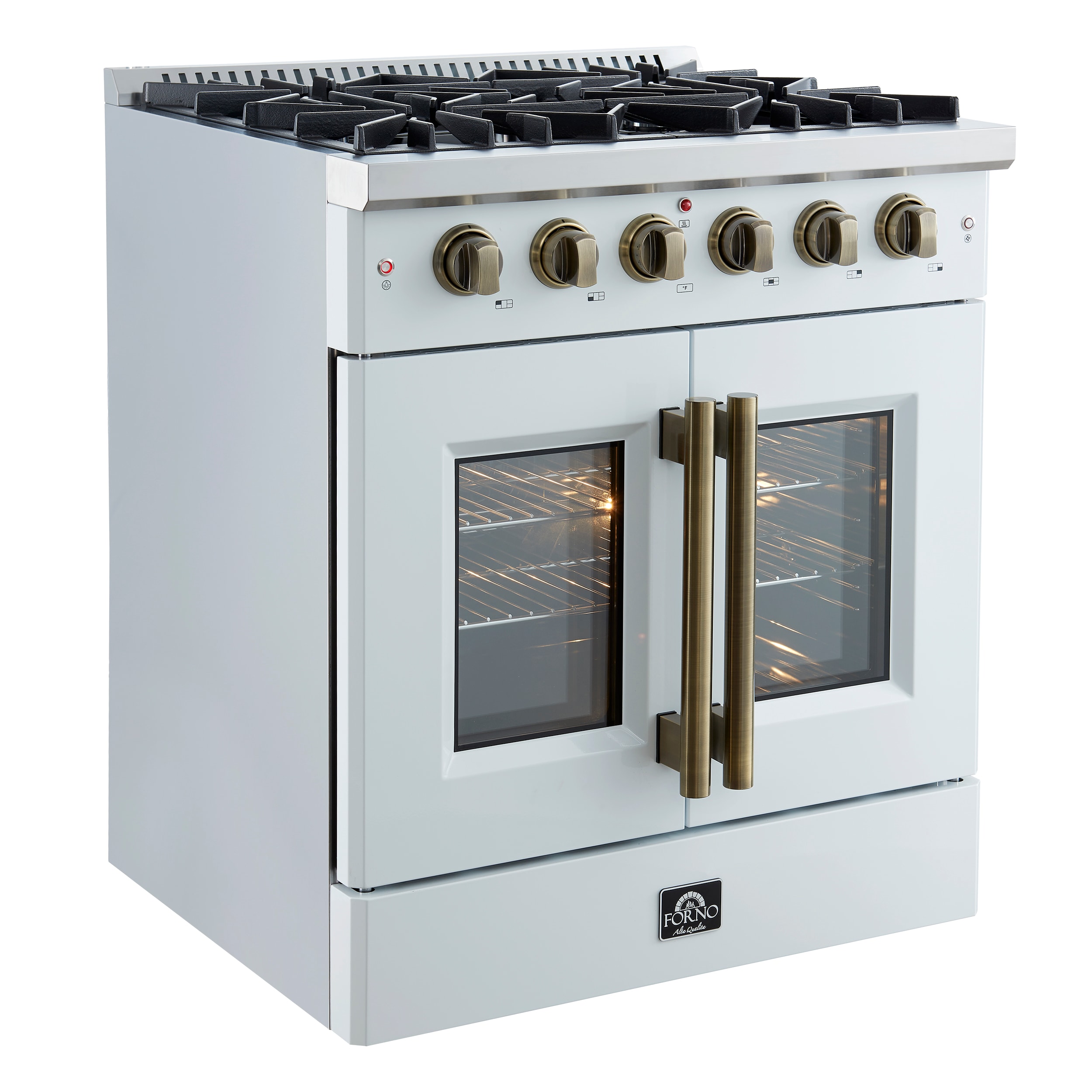 FORNO FFSGS6444-30WHT Freestanding-Gas-Ranges - View #3