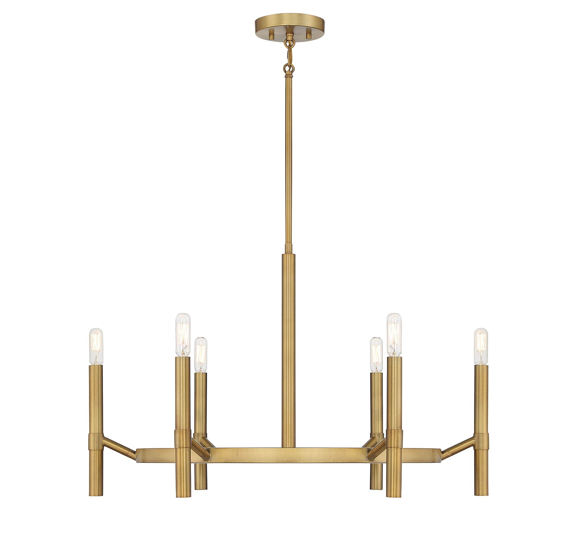 Savoy House L1-2920-6-322 Padgett 6 -Light Chandelier in Warm Brass
