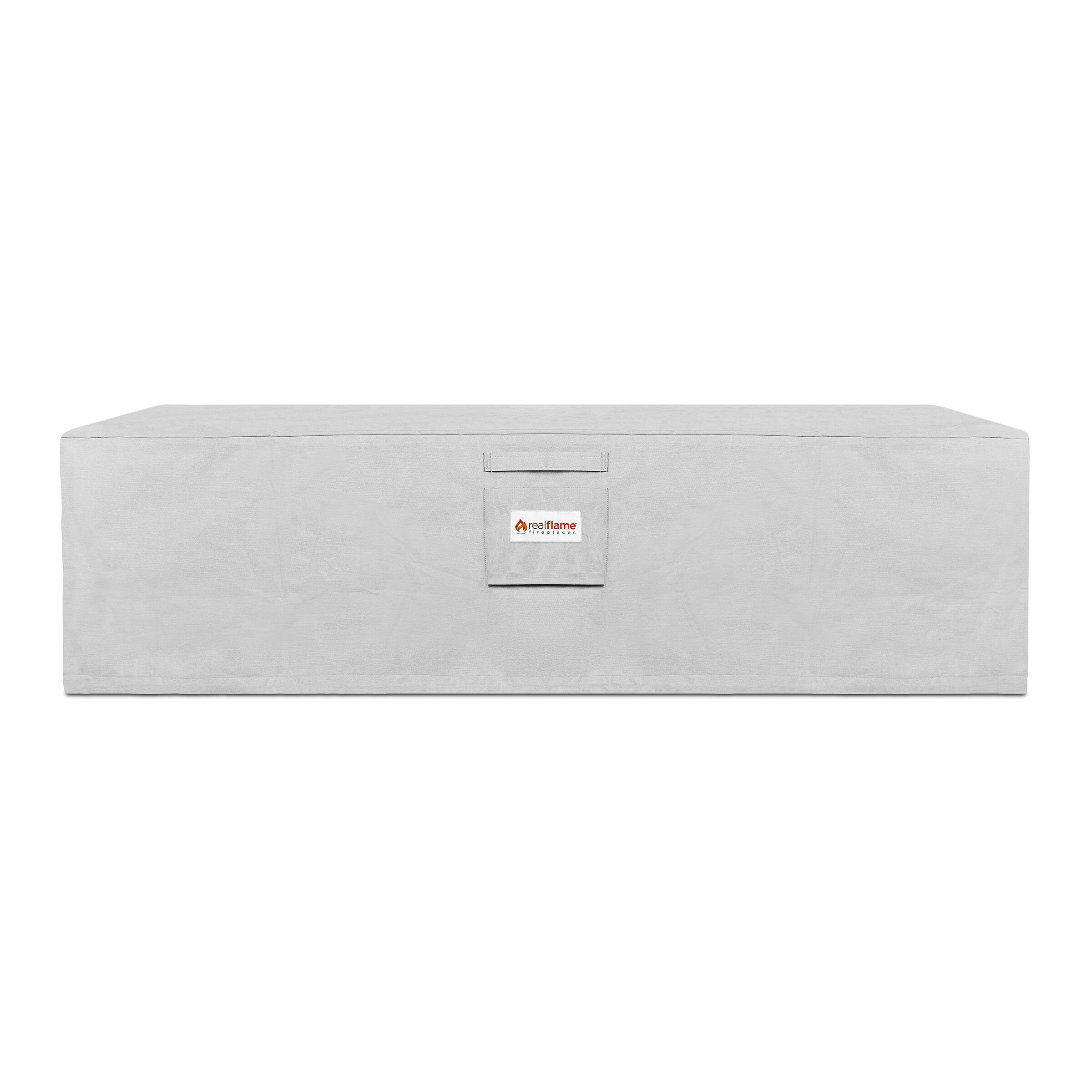Real Flame A11813 Sedona 67.25-in Light Grey Rectangle Firepit Cover
