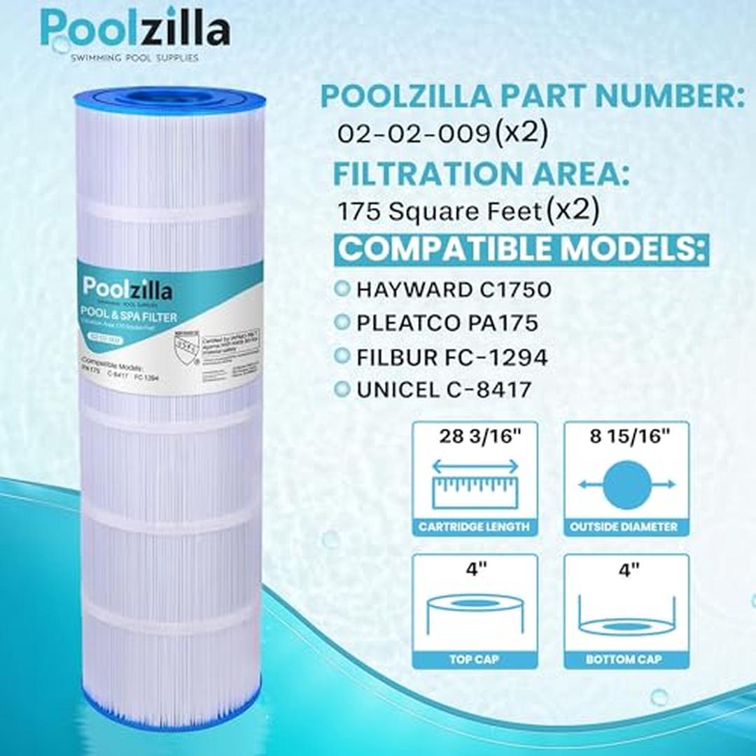 Poolzilla 02-02-009-2PK Pool-Filter-Skim-Sys-Parts - View #2
