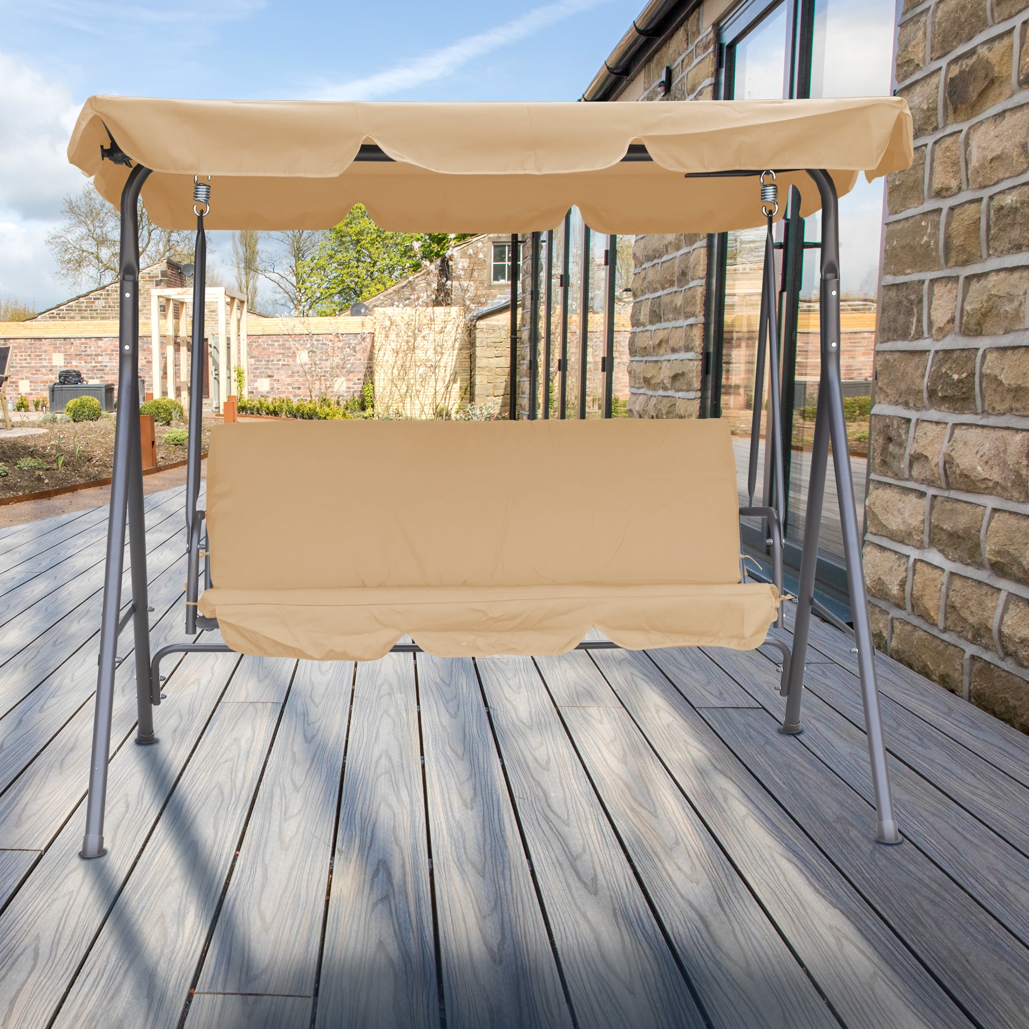 Lowes outdoor best sale swings with canopy