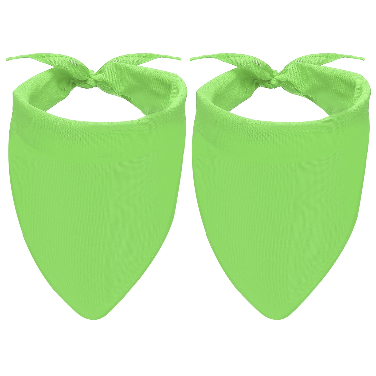 Unique Bargains Blank Dog Bandana Dog Scarf Sublimation Bib Heat Transfer Triangle DIY Solid Cotton Scarf Washable (Apple Green L) Intended for Small Medium Large Pet / Cats / Puppies