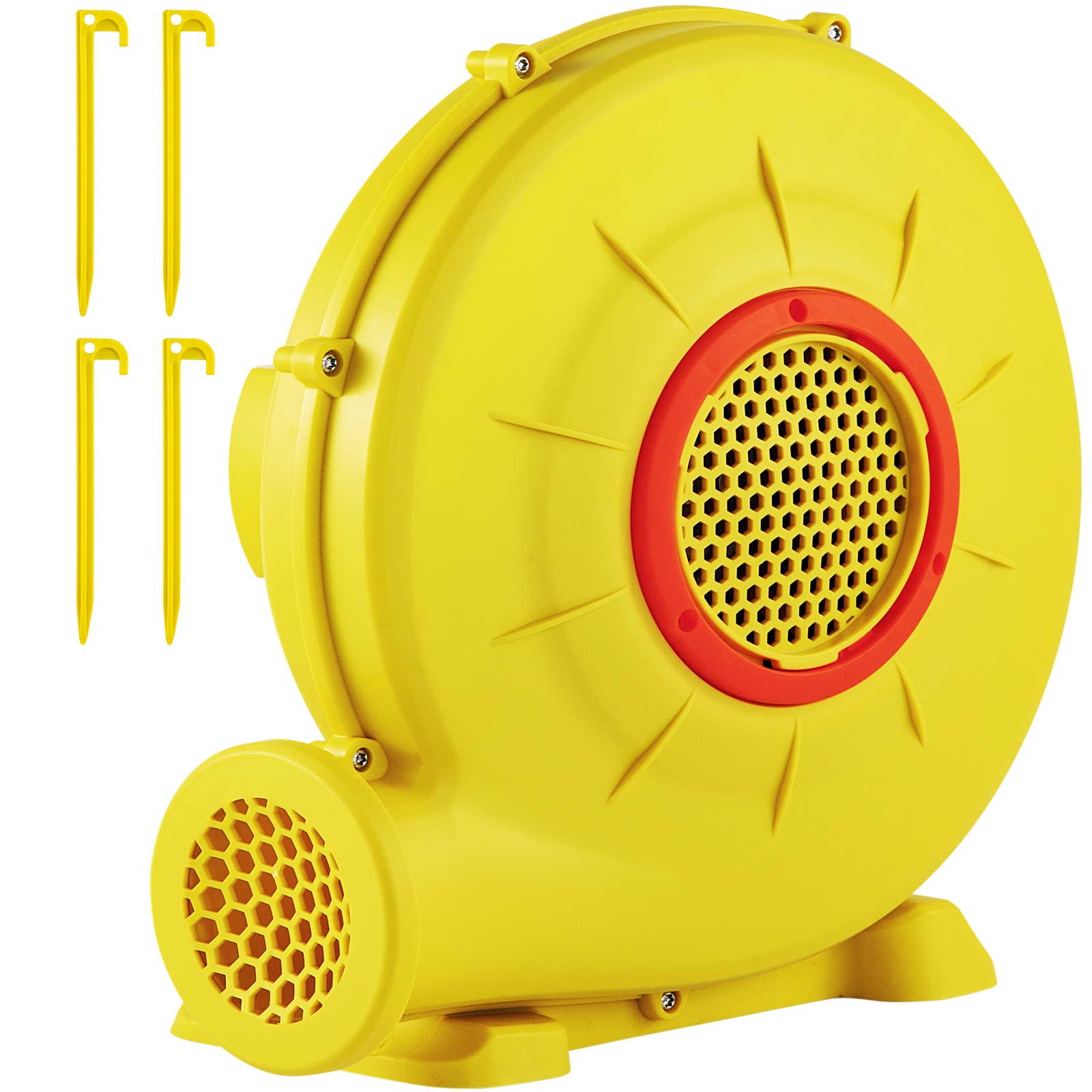 VEVOR QMFJM480W110V6KXQV1 450W Air Blower for Inflatable 0.62-HP 600-CFM Confined space Outdoor Blower Fan