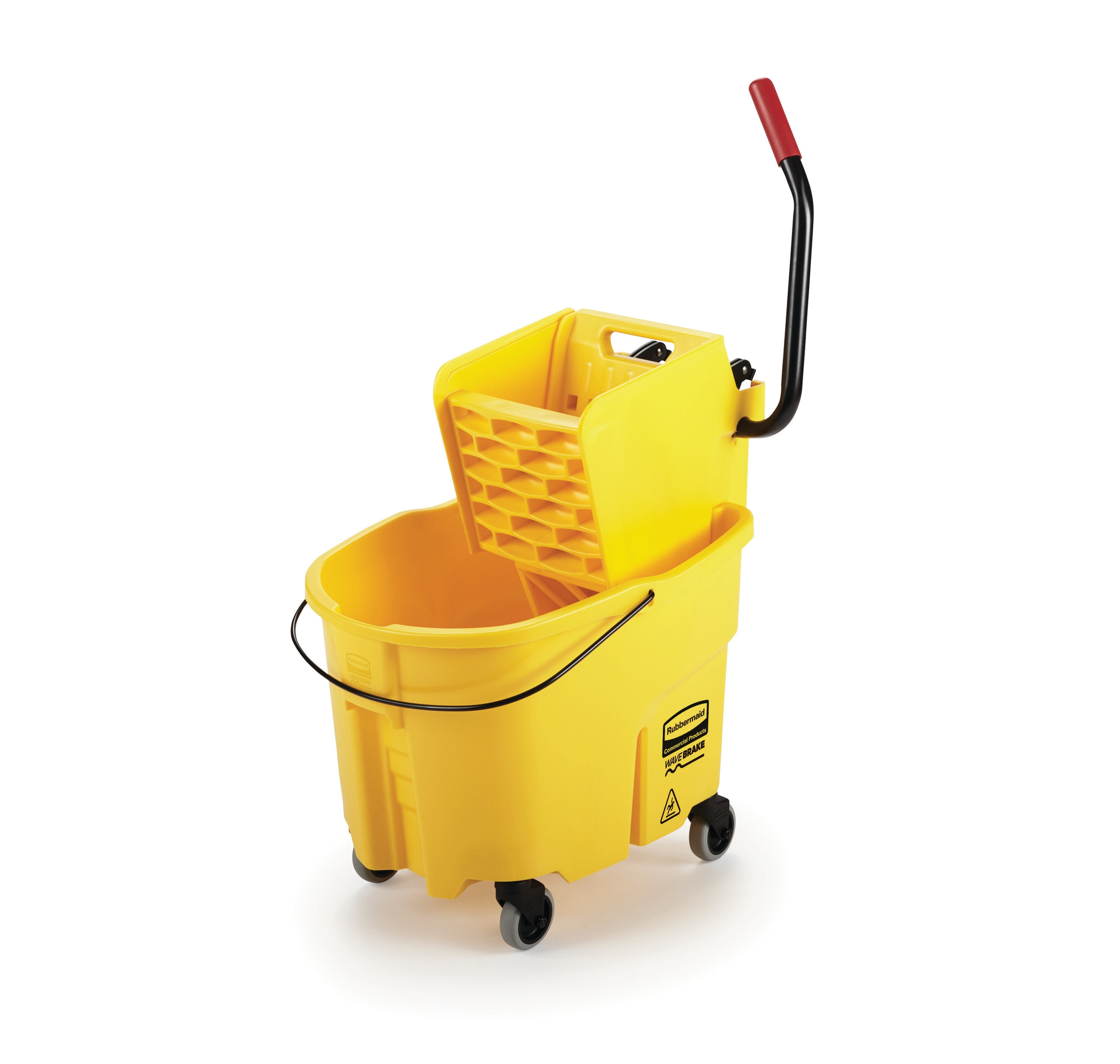 Impact 35-Quart Plastic General Bucket with Wheels in the Mop Wringer  Buckets department at