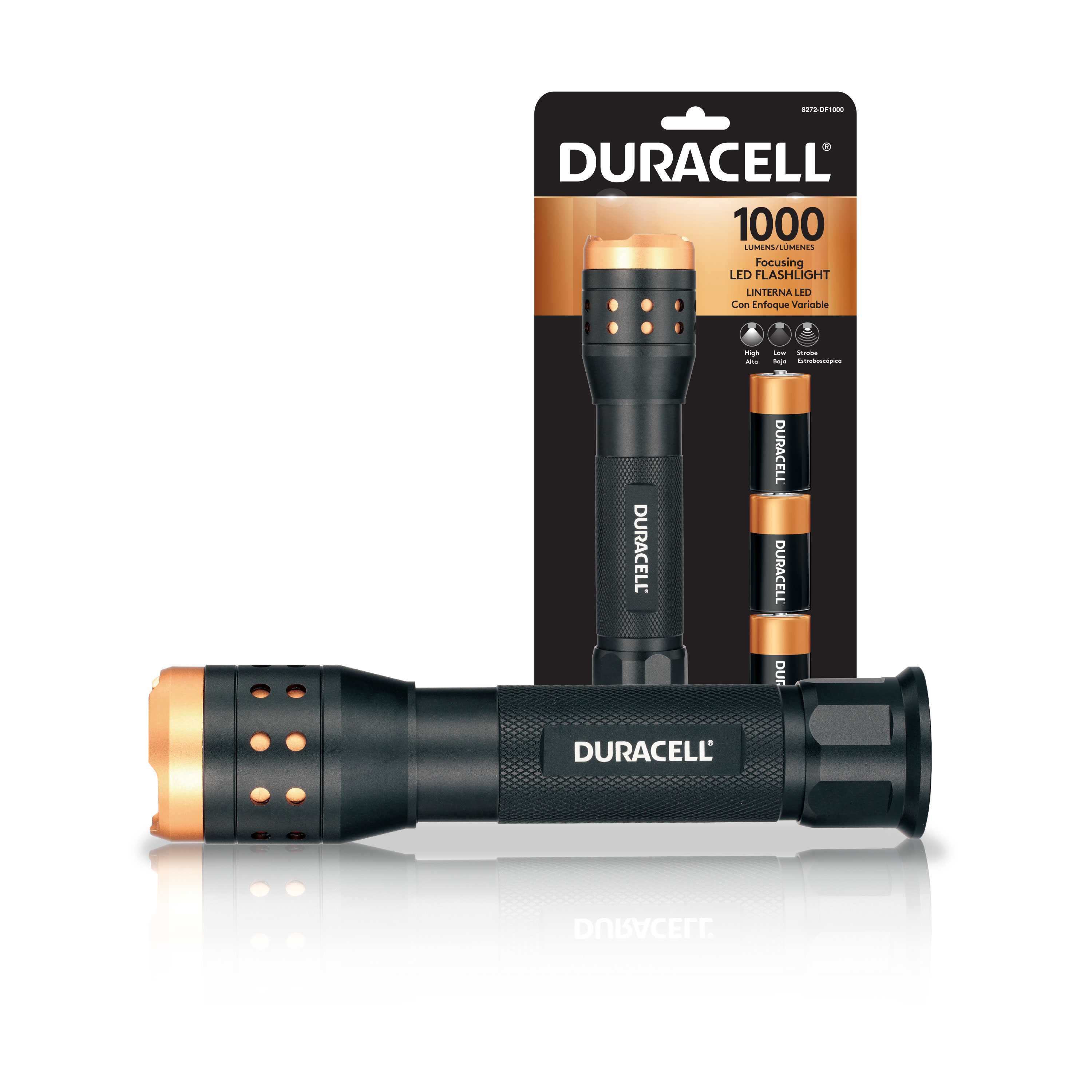Duracell 1000-Lumen 3 Modes LED Flashlight Battery Included) in the Flashlights department at Lowes.com