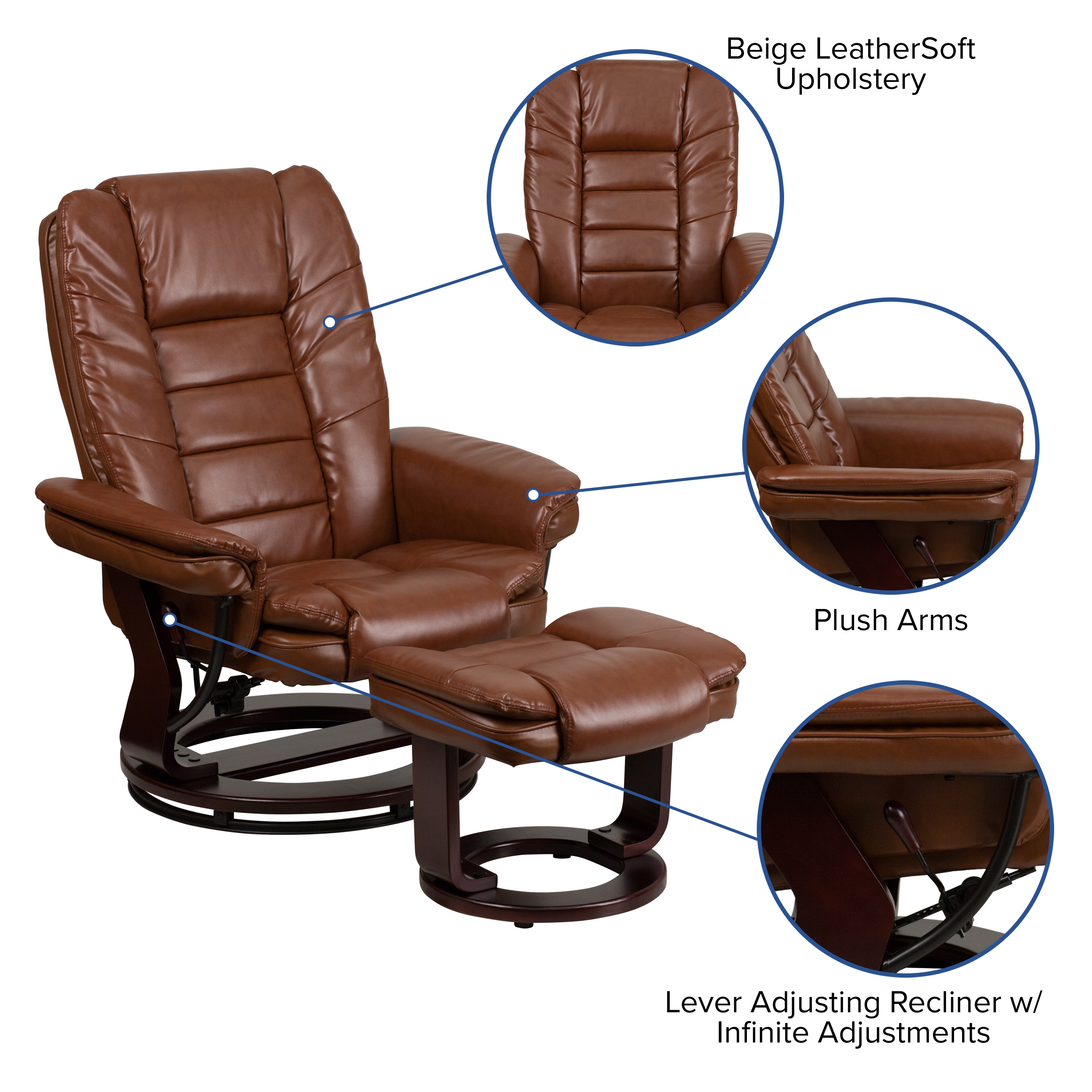 Flash Furniture 889142014768 recliners - View #8