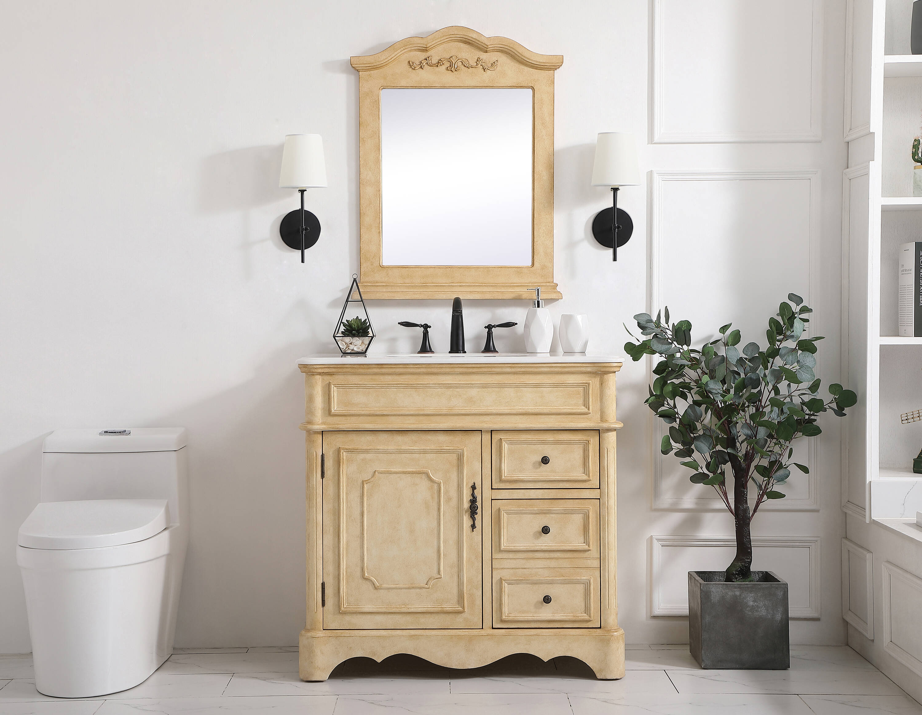 Elegant Decor HF91308AB Bath-Vanity-Combo - View #5