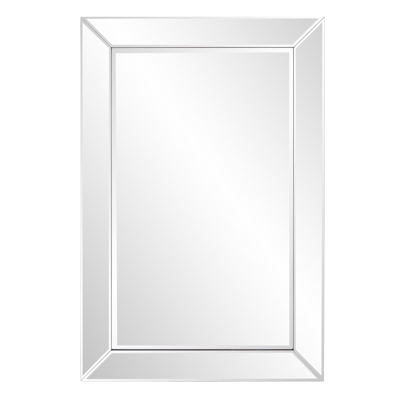 HomeRoots 4000383710 24-Inches W x 36.0-Inches H Rectangle Clear Framed Full Length Wall Mirror