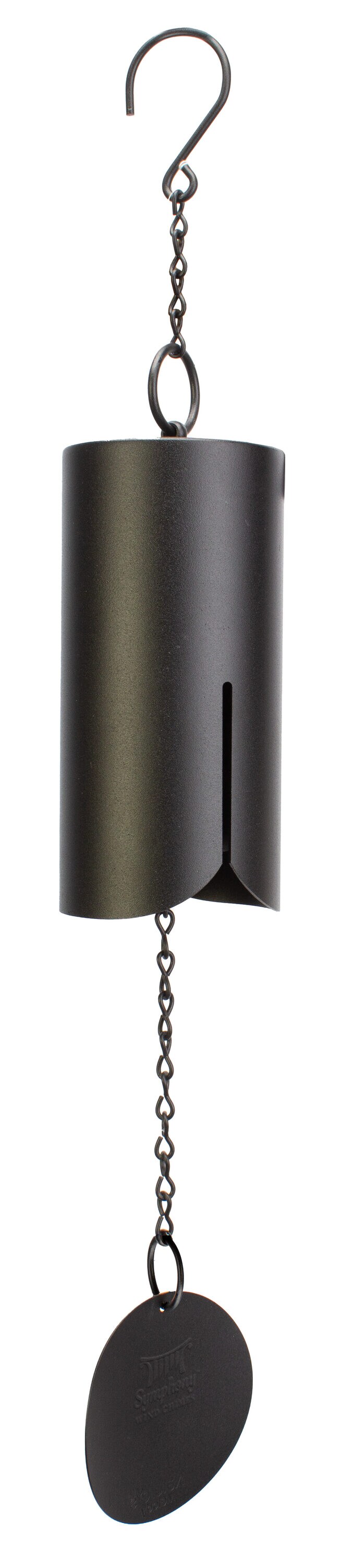Panacea Products 80116 30-in Black Metal Bell Wind Chime