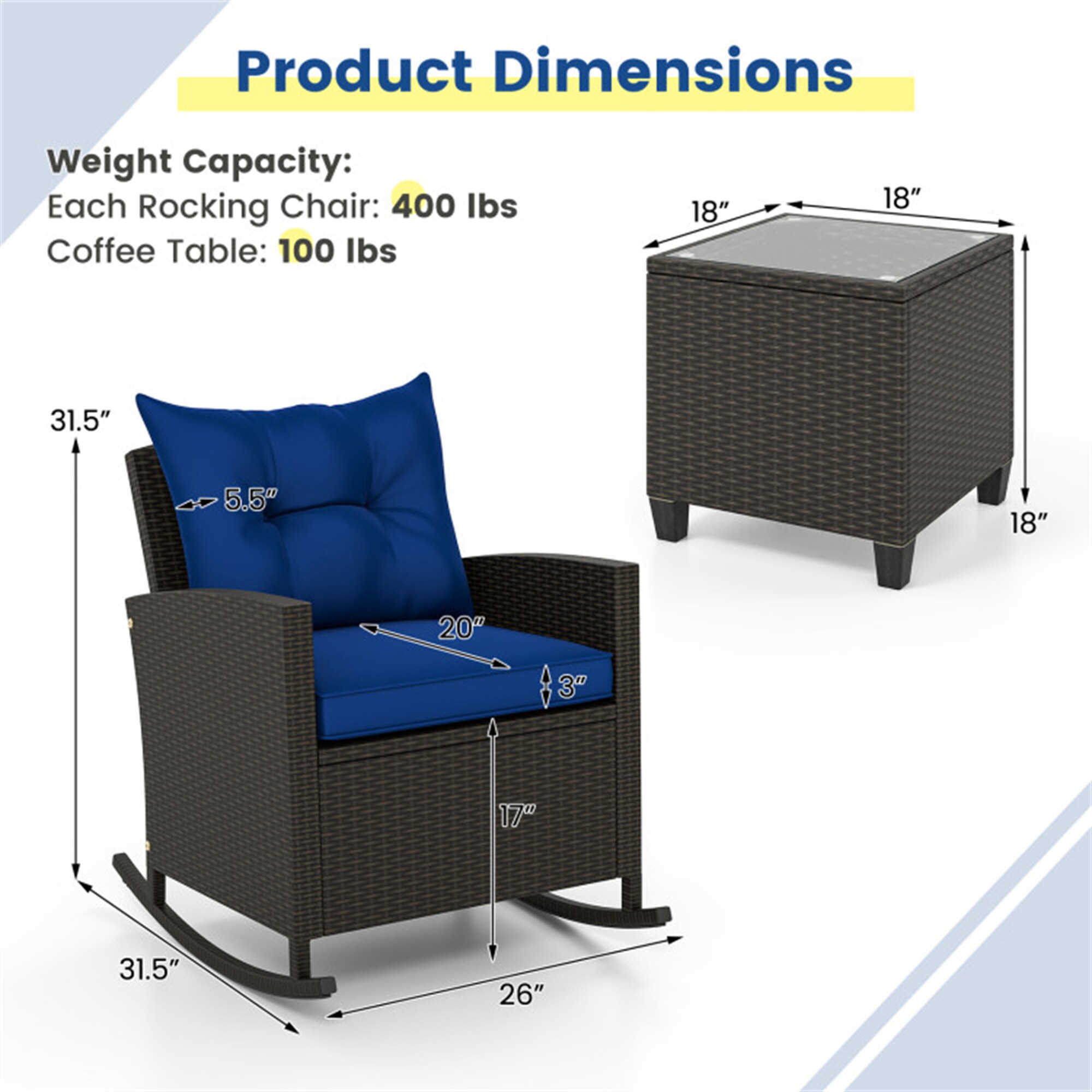 BABOOM BOM-110381-OR Patio-Conversation-Sets - View #5