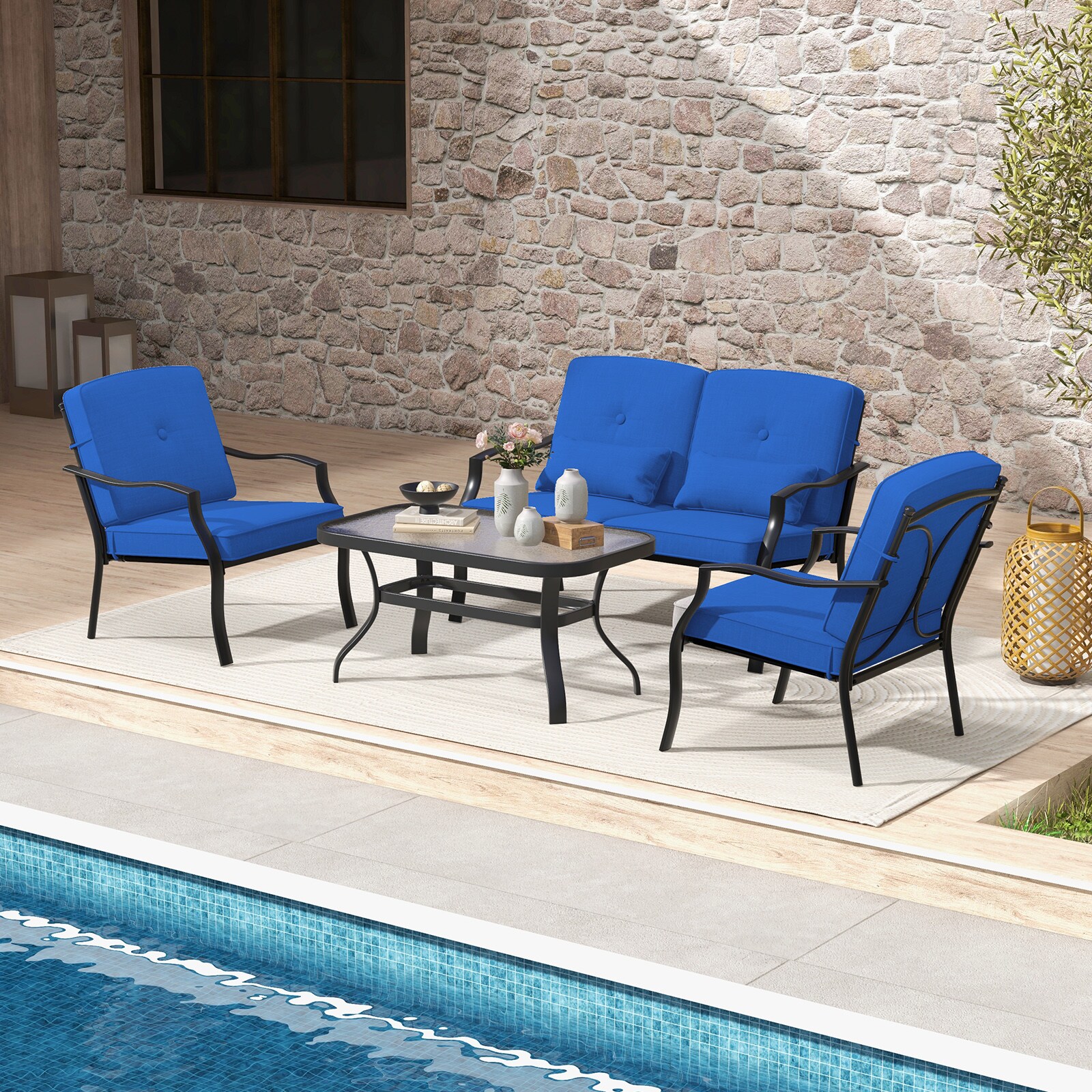 Ayelon 926NYLW4KNP10 Patio-Conversation-Sets - View #8