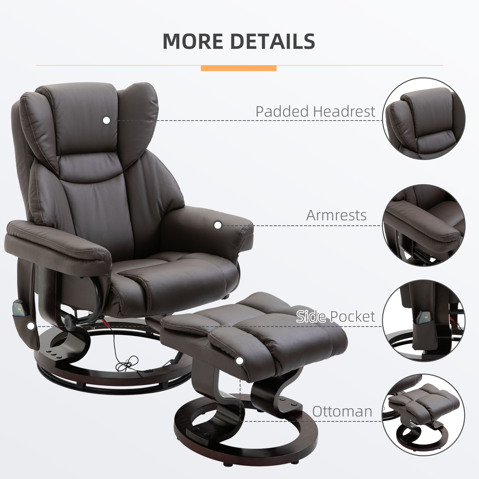 Mondawe OR-P14EA-OF recliners - View #3