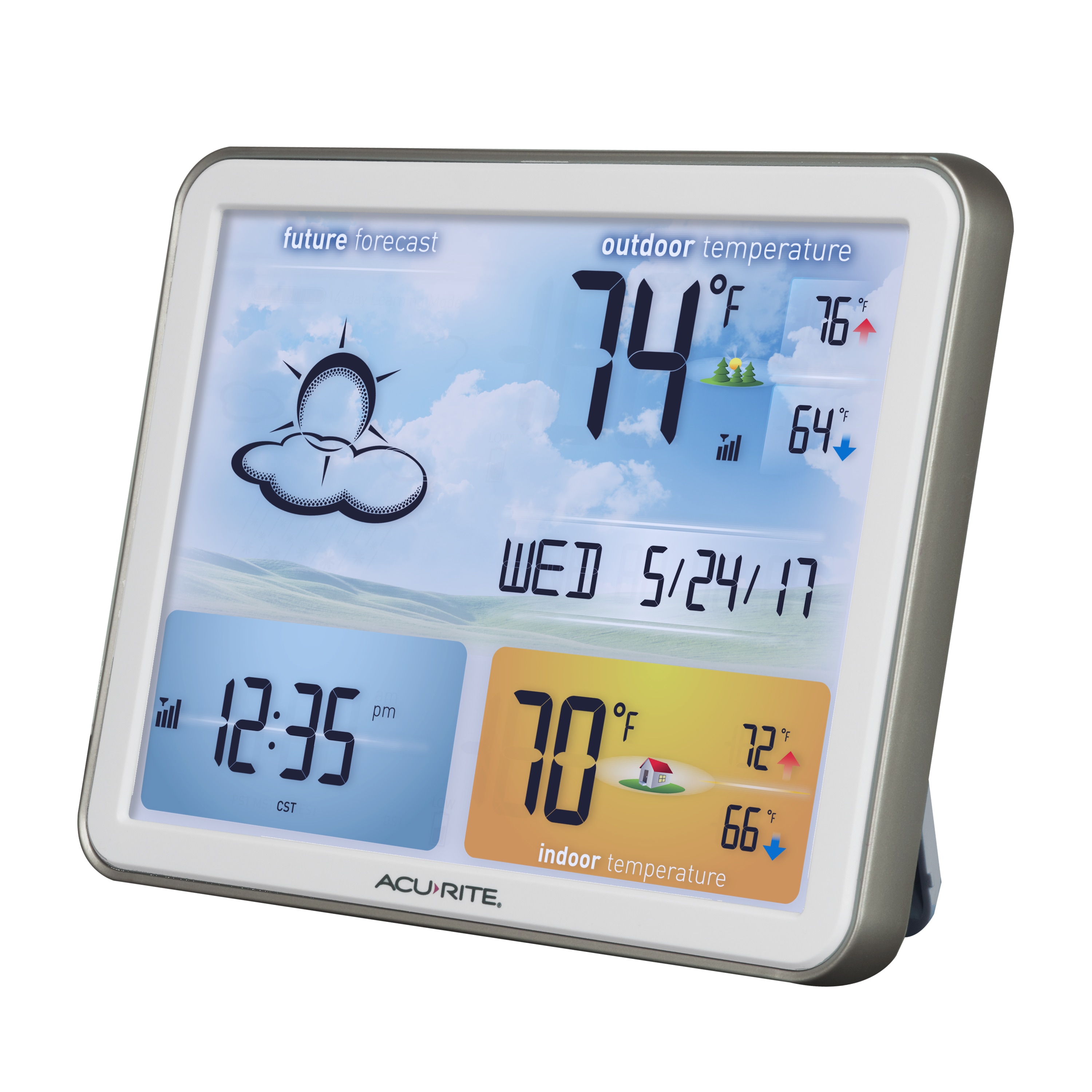 AcuRite Wireless Weather Station with Forecast, Indoor/Outdoor Temperature  and Humidity, Country Home Products