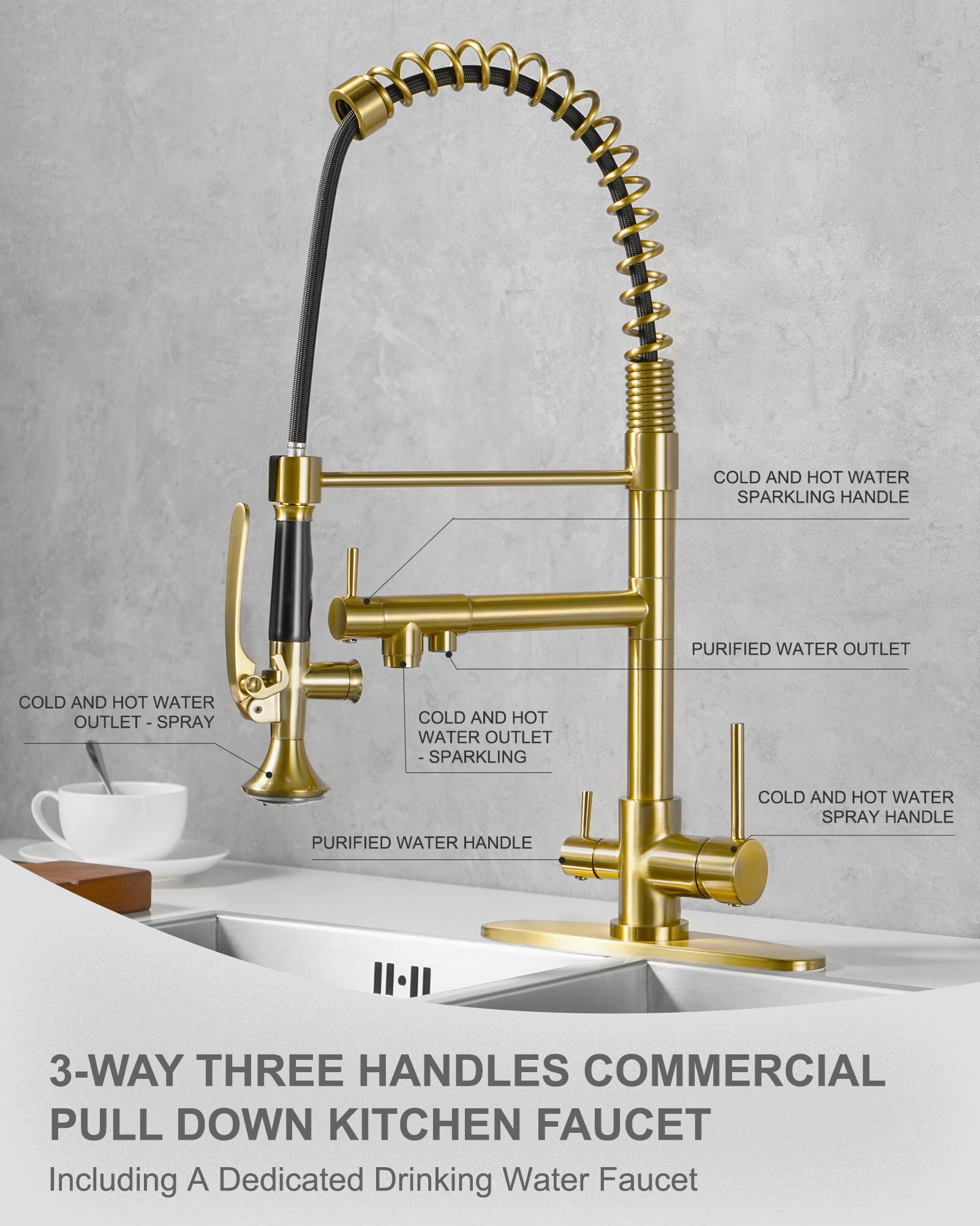 WOWOW 2317500G Kitchen-Faucets - View #4